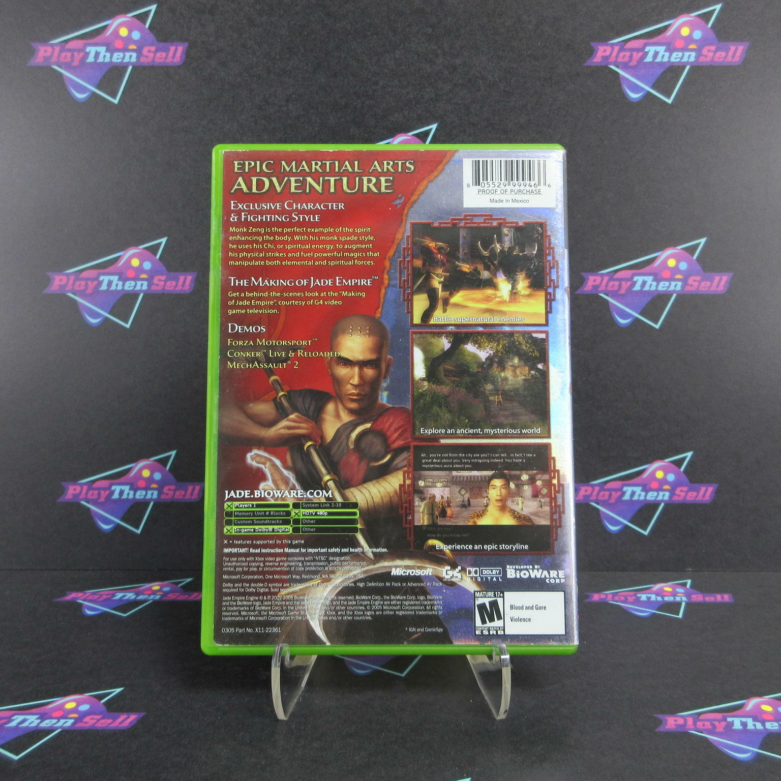 Jade Empire Limited Ed No Bonus Disc Xbox AD/NM - Very Good