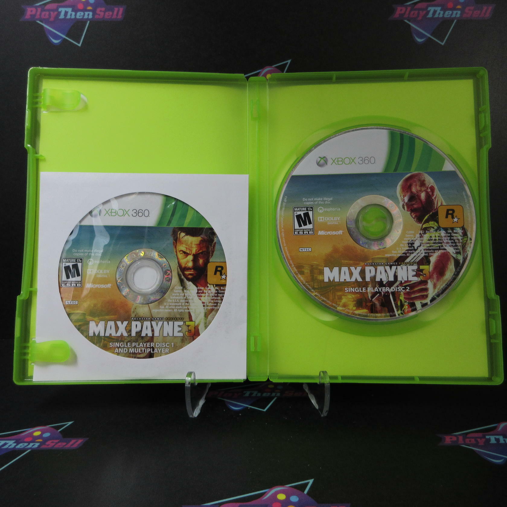 Max Payne 3 Xbox 360 AD/NM - Very Good