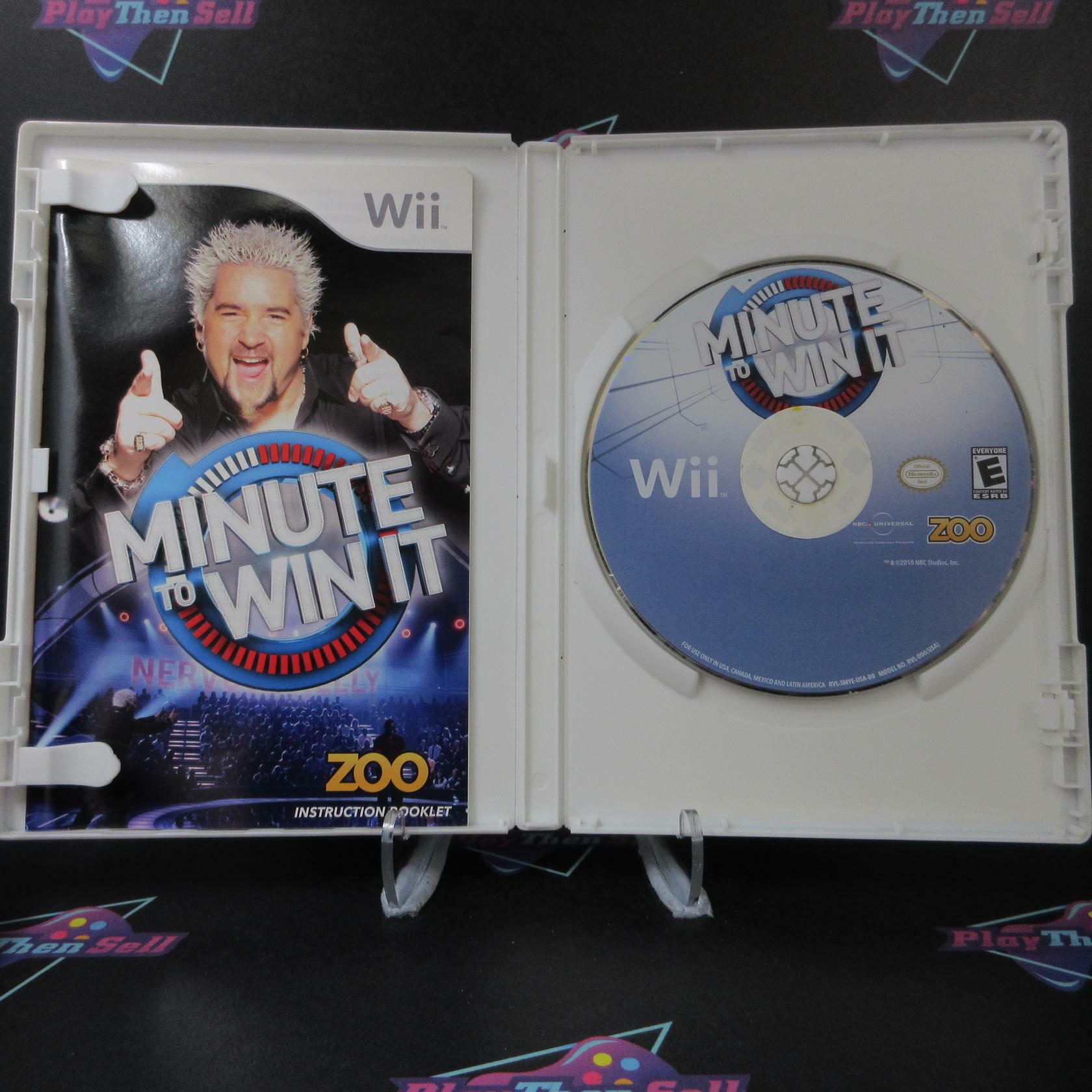 Minute To Win It Nintendo Wii DD Complete CIB - Very Good