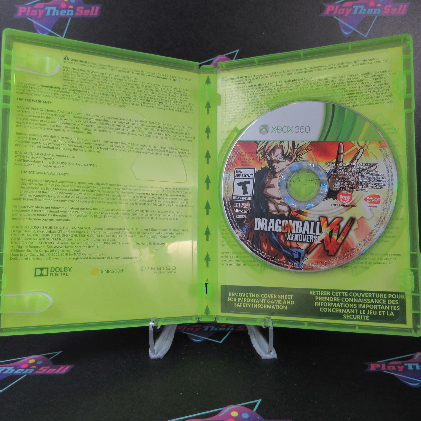 Dragon Ball Xenoverse Xbox 360 AD Complete CIB - Very Good