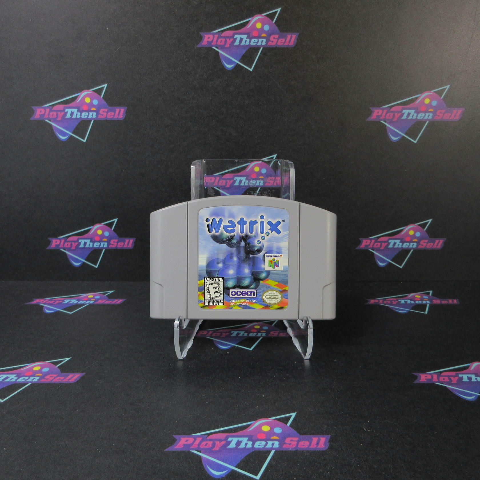 Wetrix - Nintendo 64 N64 Cart Only Authentic / Tested - Very Good