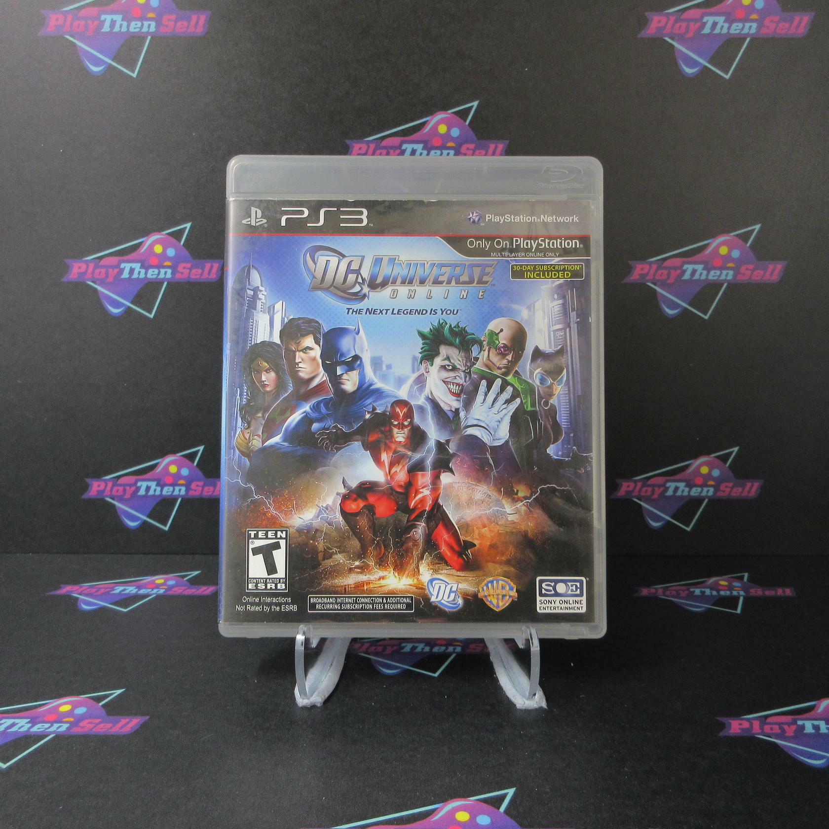 DC Universe Online PS3 PlayStation 3 AD Complete CIB - Very Good