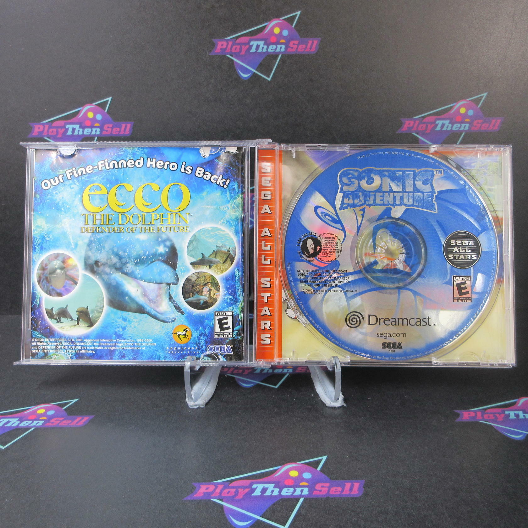 Sonic Adventure Sega Dreamcast Sega All Stars MD Complete CIB - Very Good