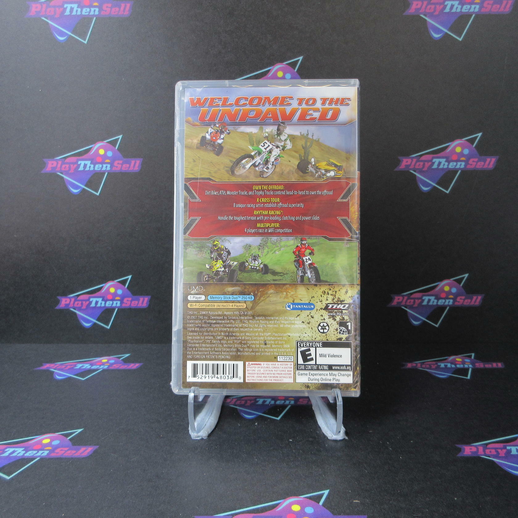 Mx vs ATV Untamed Clear UMD Sony PSP - Like New