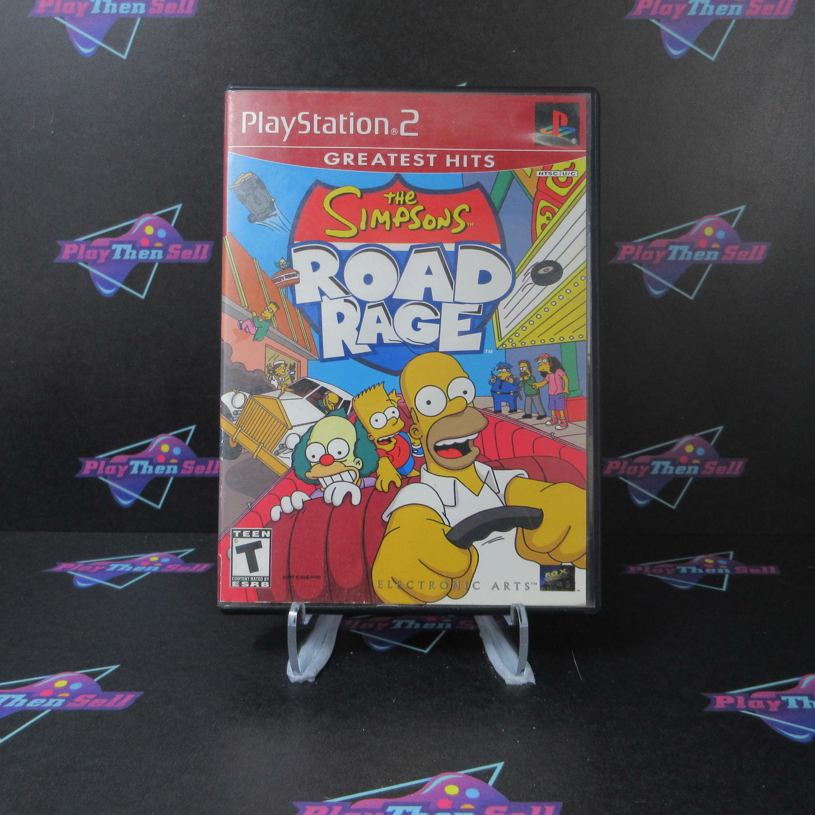 The Simpsons Road Rage GH PS2 PlayStation 2 AD/NM - Very Good