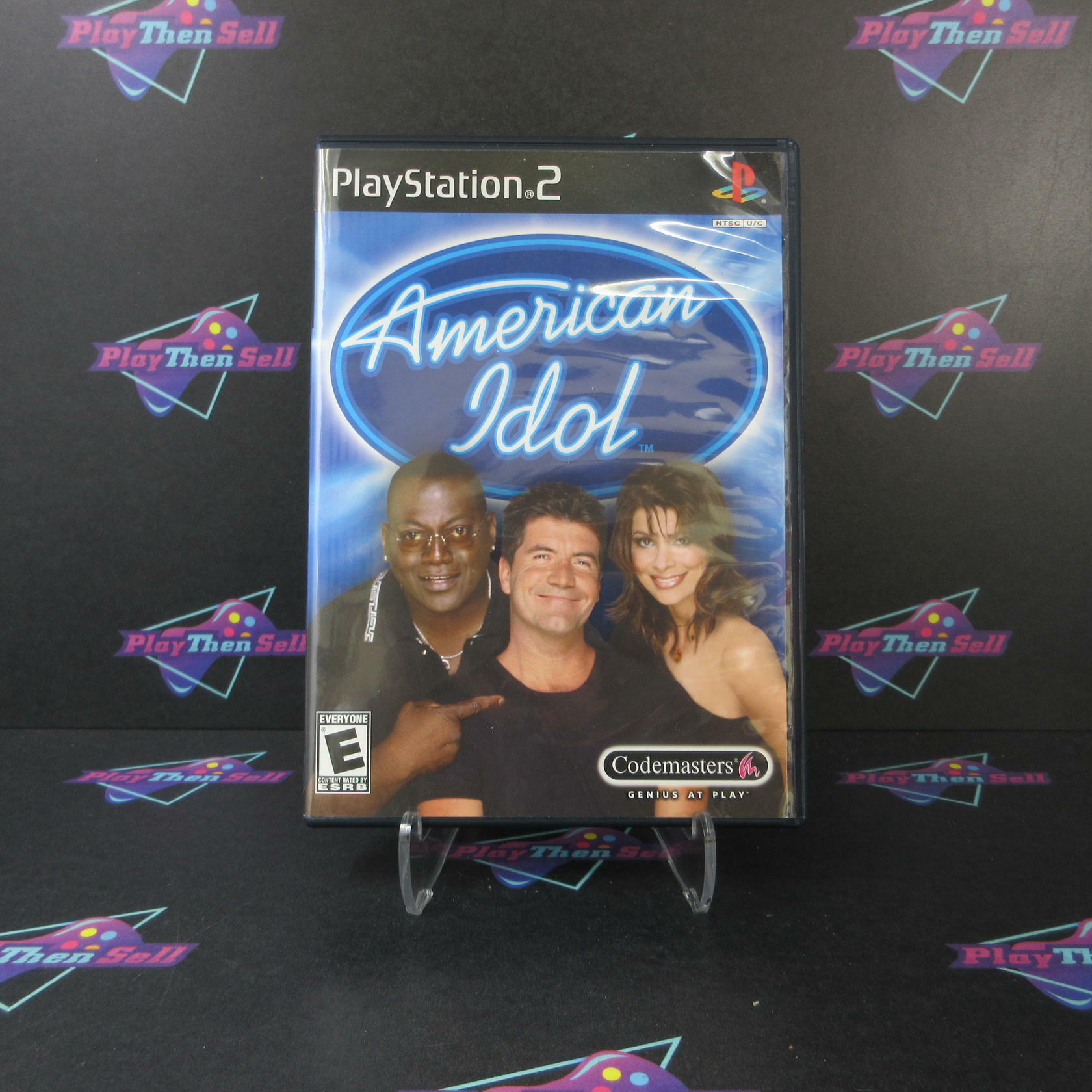American Idol PS2 PlayStation 2 AD Complete CIB - Very Good