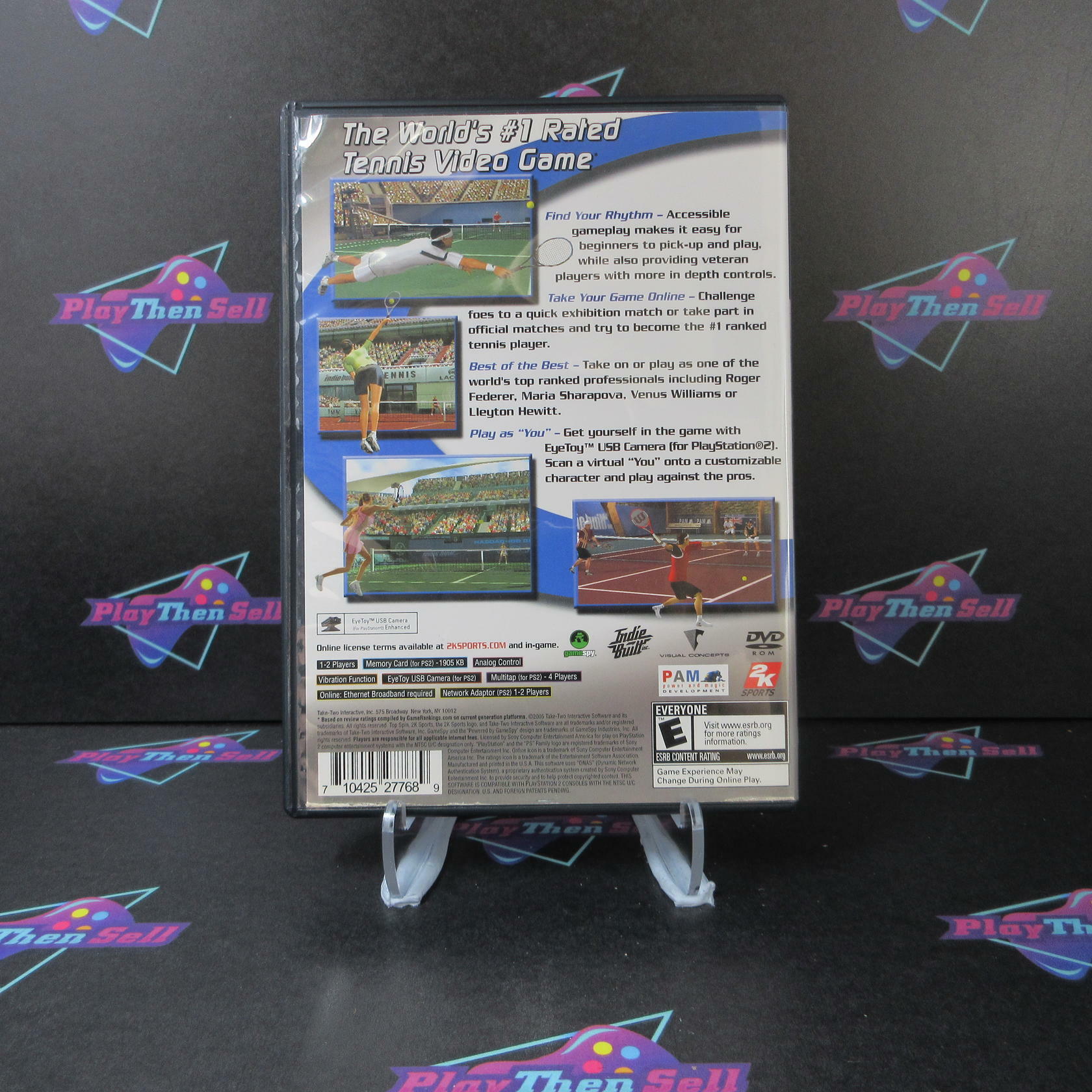 Top Spin PS2 PlayStation 2 - Very Good