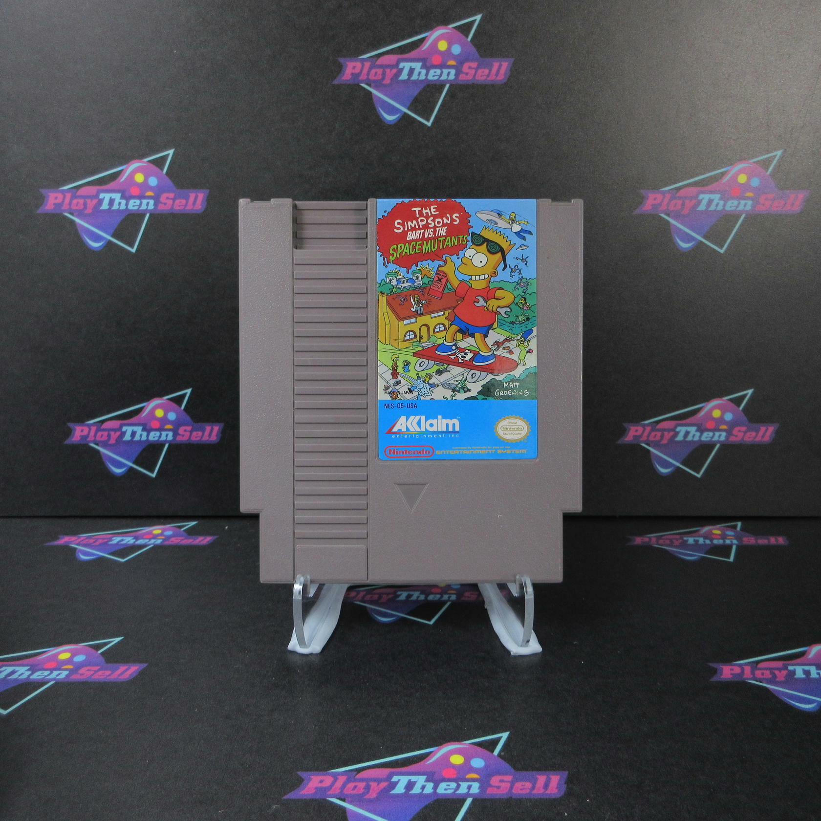 The Simpsons Bart vs. the Space Mutants NES Cartridge Only Authentic / Tested - Very Good