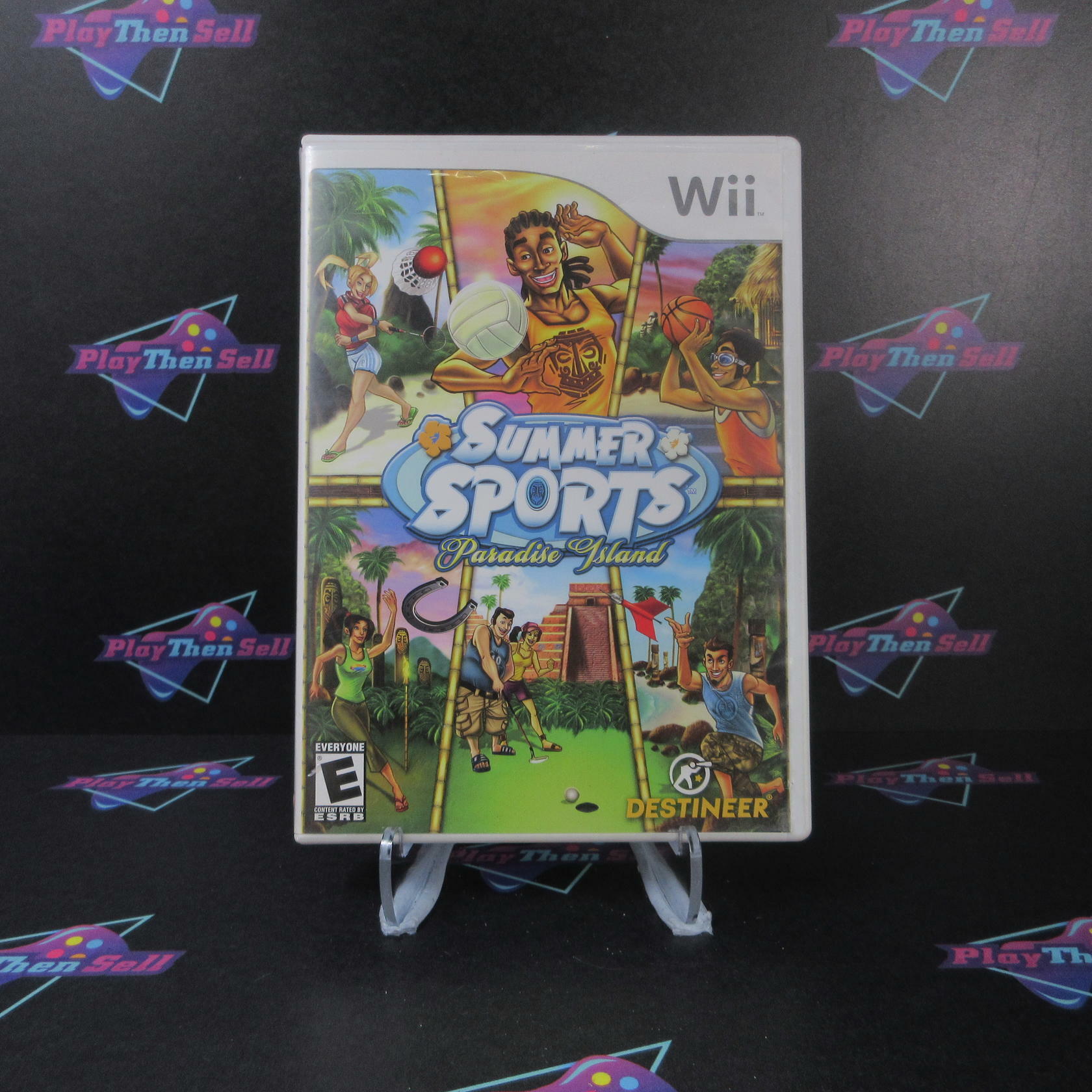 Summer Sports Paradise Island Nintendo Wii MD Complete CIB - Very Good