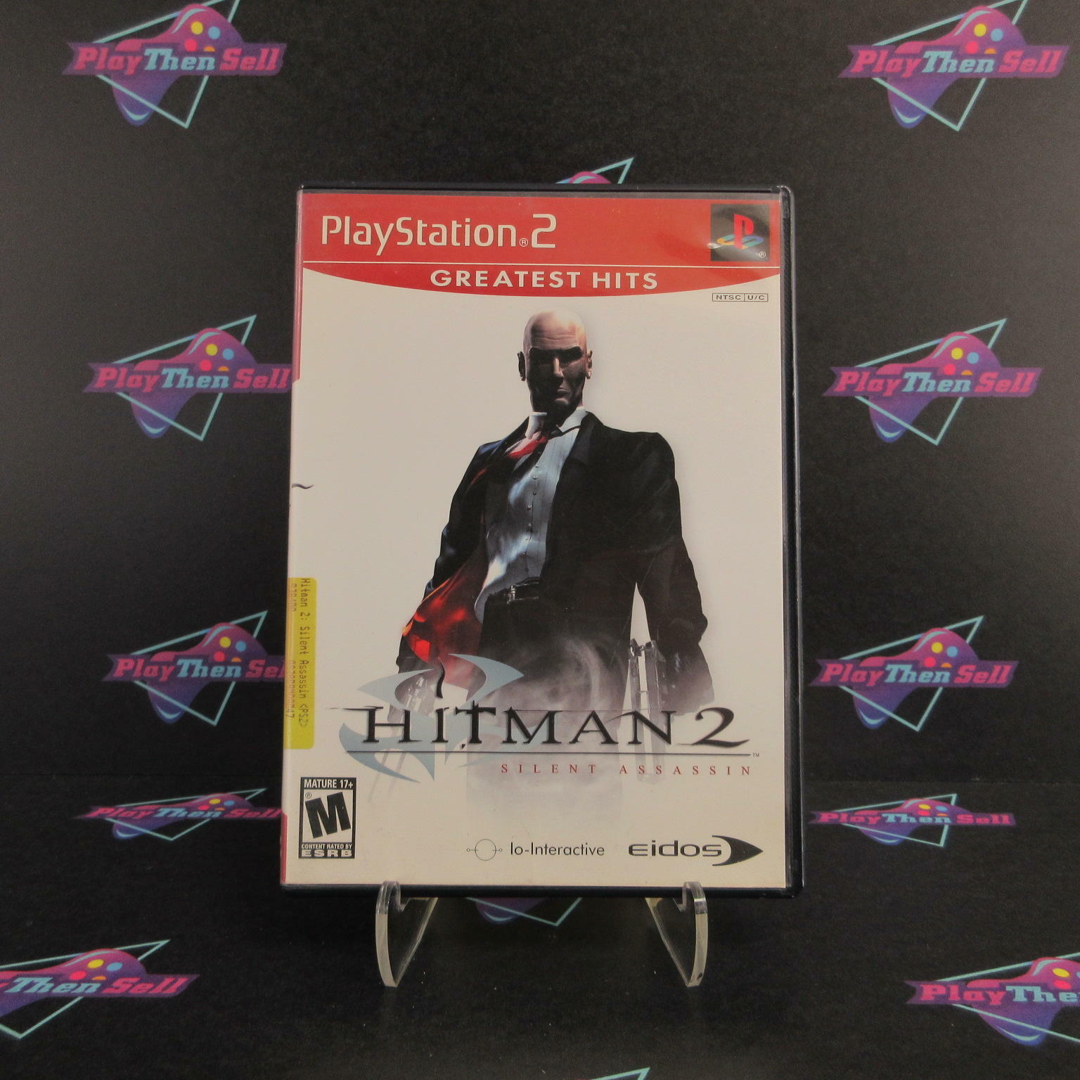 Hitman 2 Silent Assassin GH + Reg Card PS2 PlayStation 2 AD CIB - Very Good