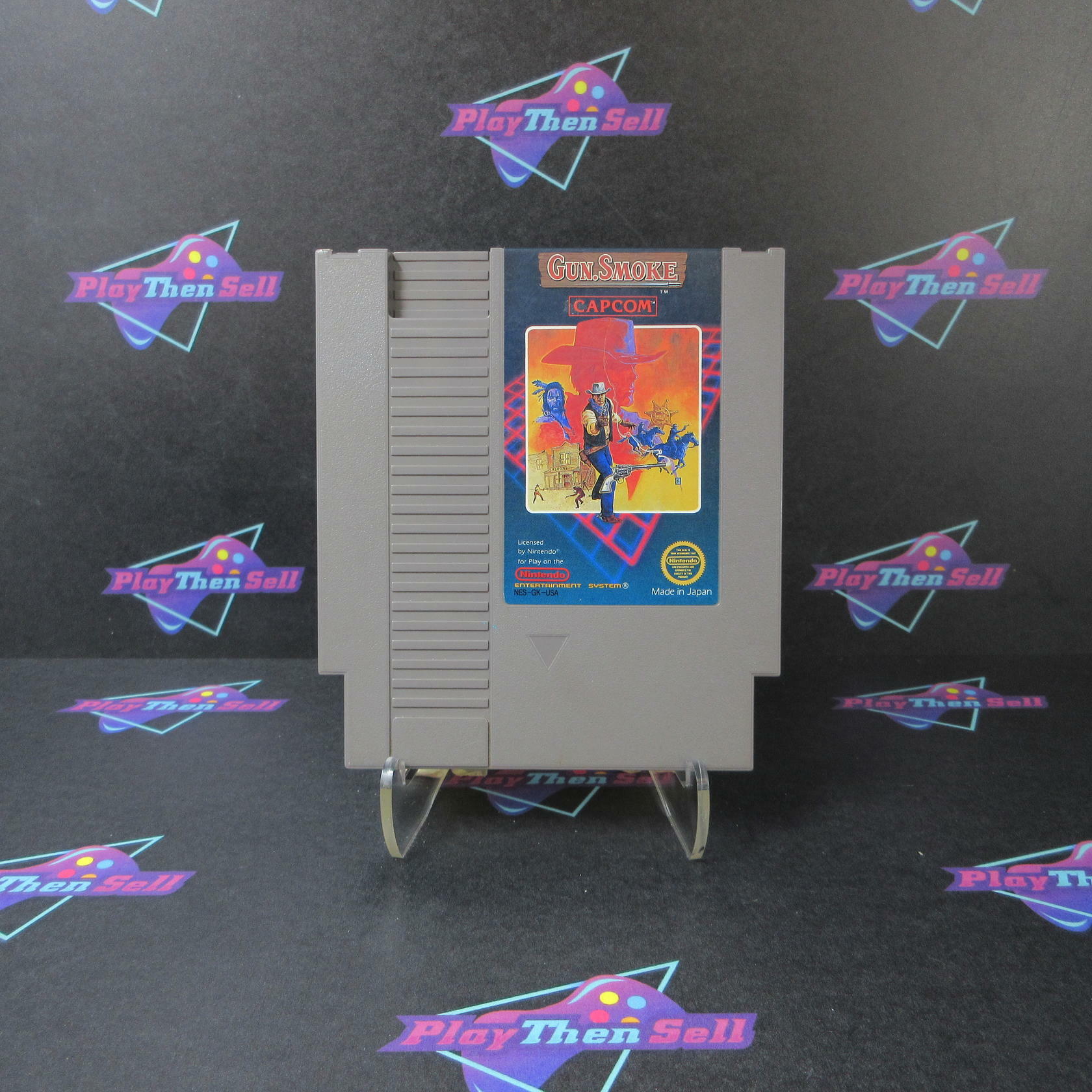 Gun Smoke Nintendo NES Cartridge Only Authentic / Tested - Very Good