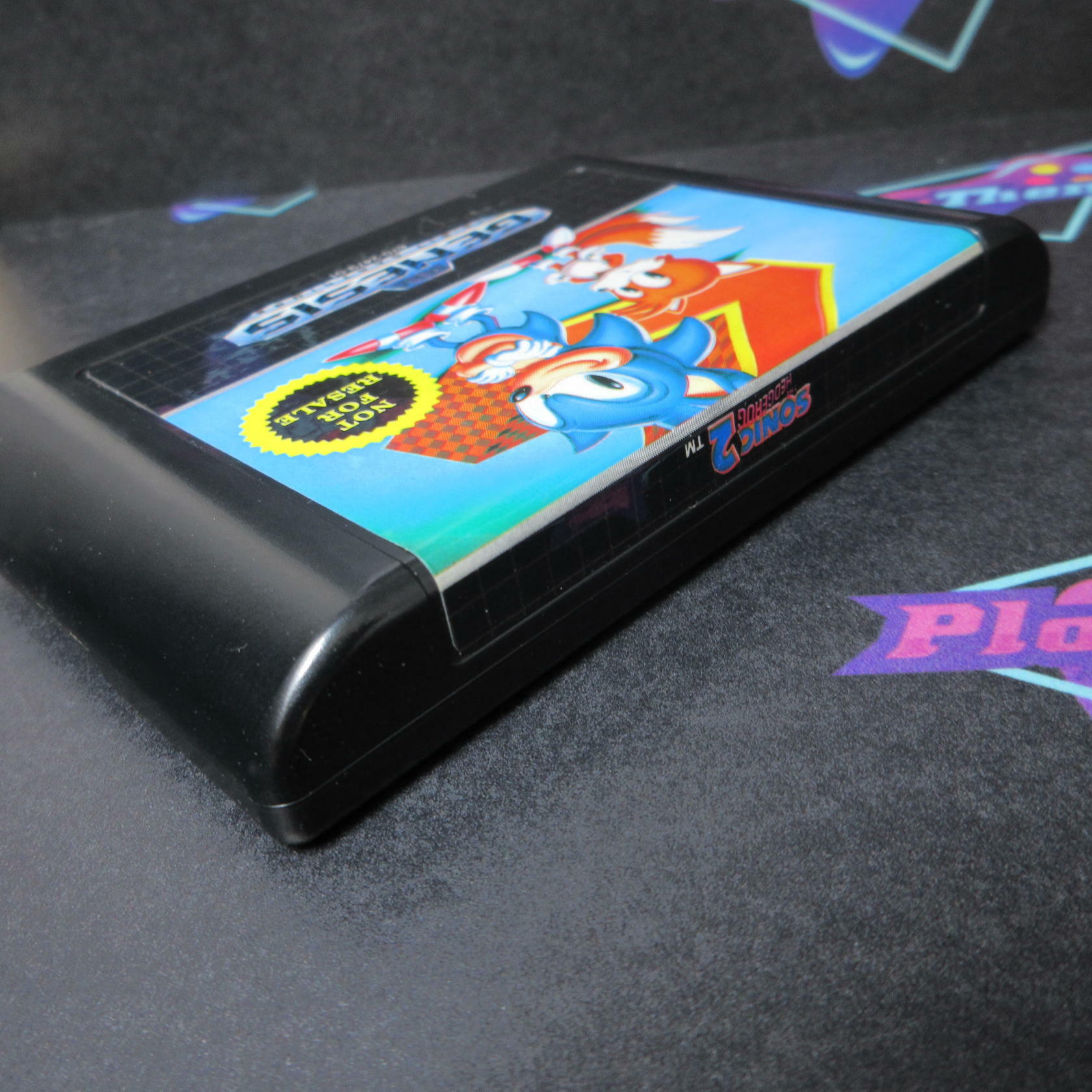 Sonic the Hedgehog 2 Not For Resale Art Sega Genesis MD Complete CIB - Very Good