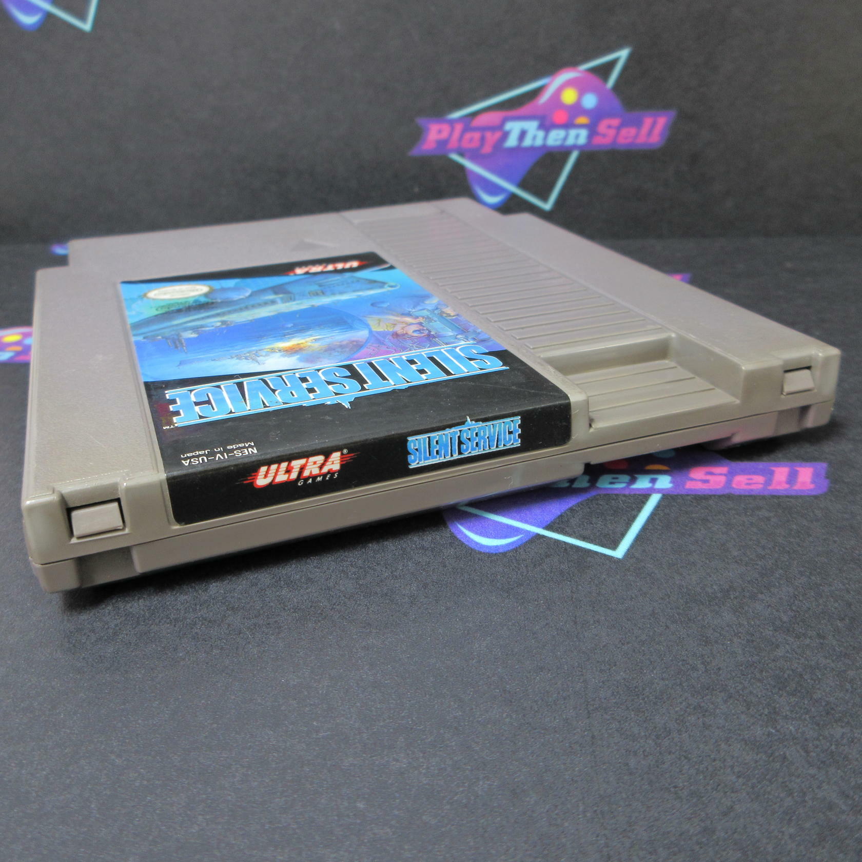 Silent Service Nintendo NES Cartridge Only AD - Authentic / Tested - Very Good