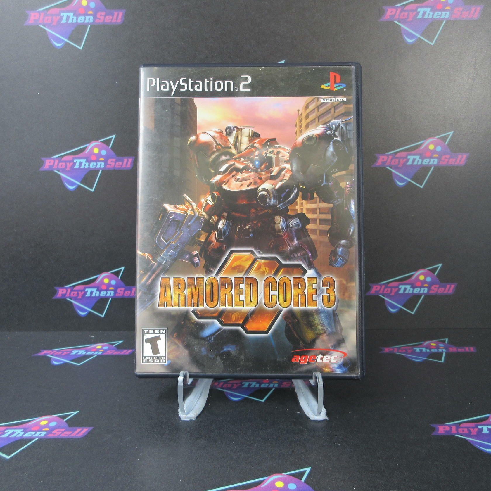 Armored Core III 3 + Reg Card PS2 PlayStation 2 MD Complete CIB - Very Good