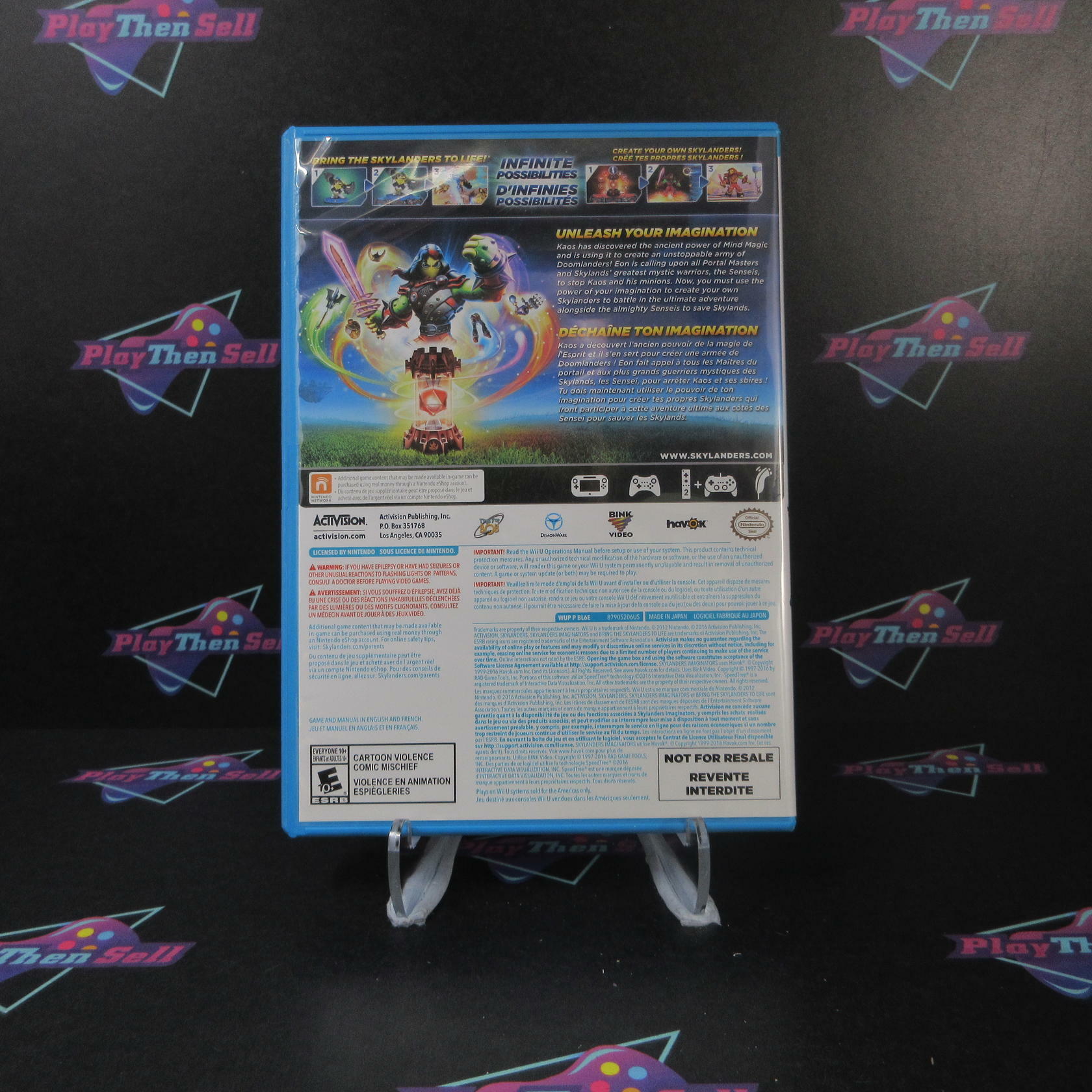 Skylanders Imaginators Nintendo Wii U Software Only - Like New