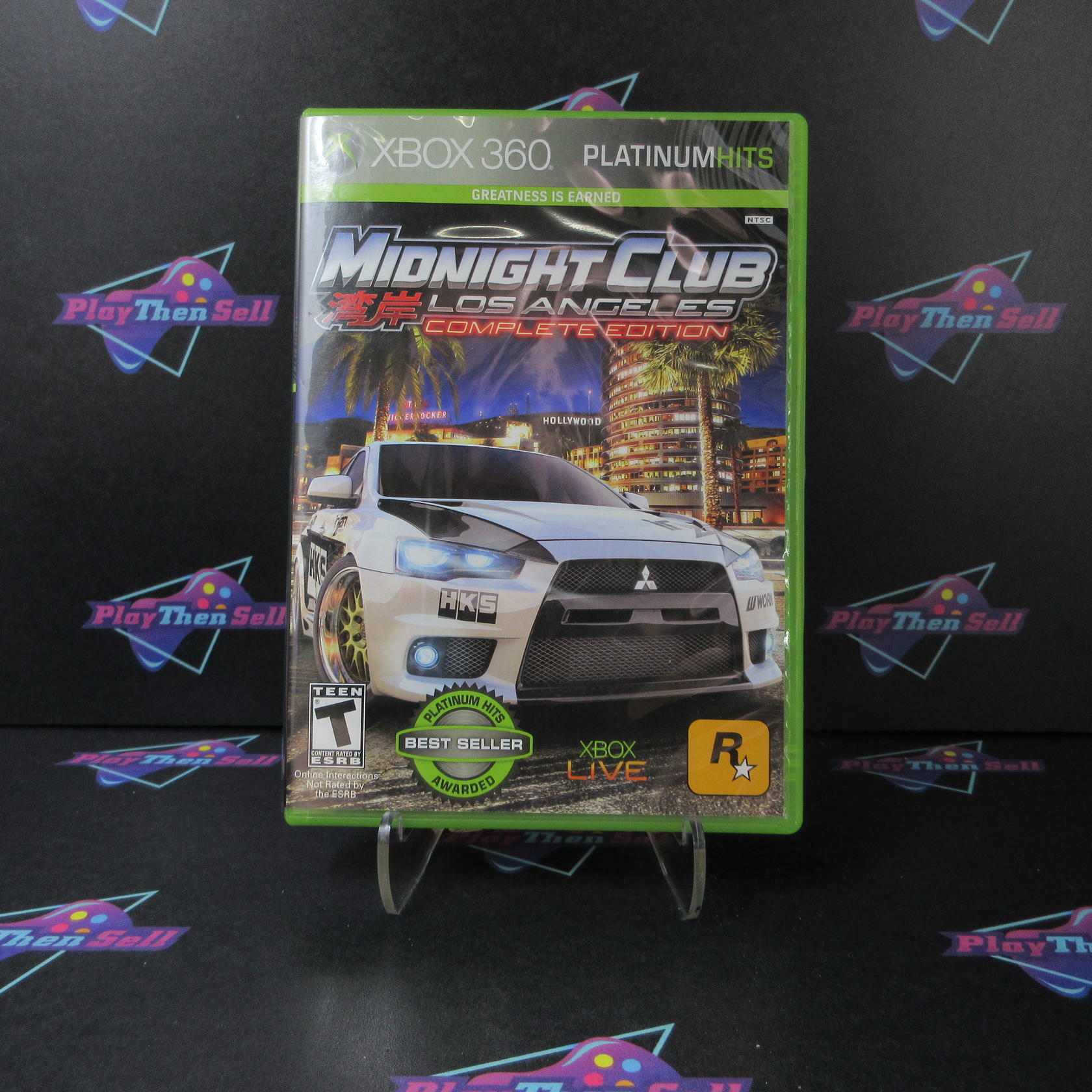Midnight Club Platinum Hits Xbox 360 AD Complete CIB - Very Good