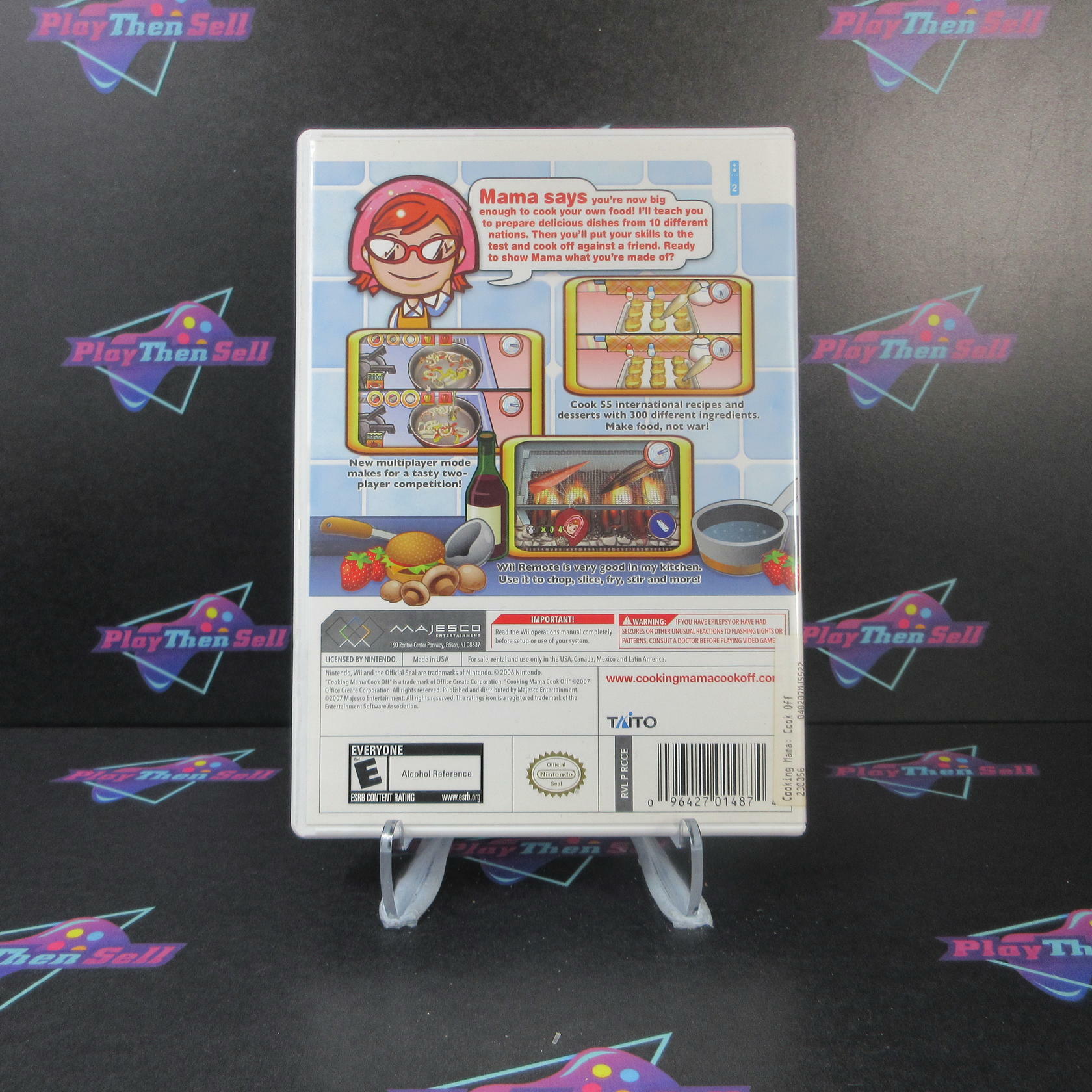 Cooking Mama Cook Off Nintendo Wii AD/NM - Very Good