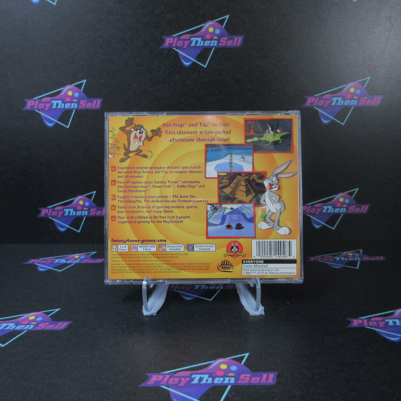 Bugs & Taz Time Busters PS1 PlayStation 1 - Like New