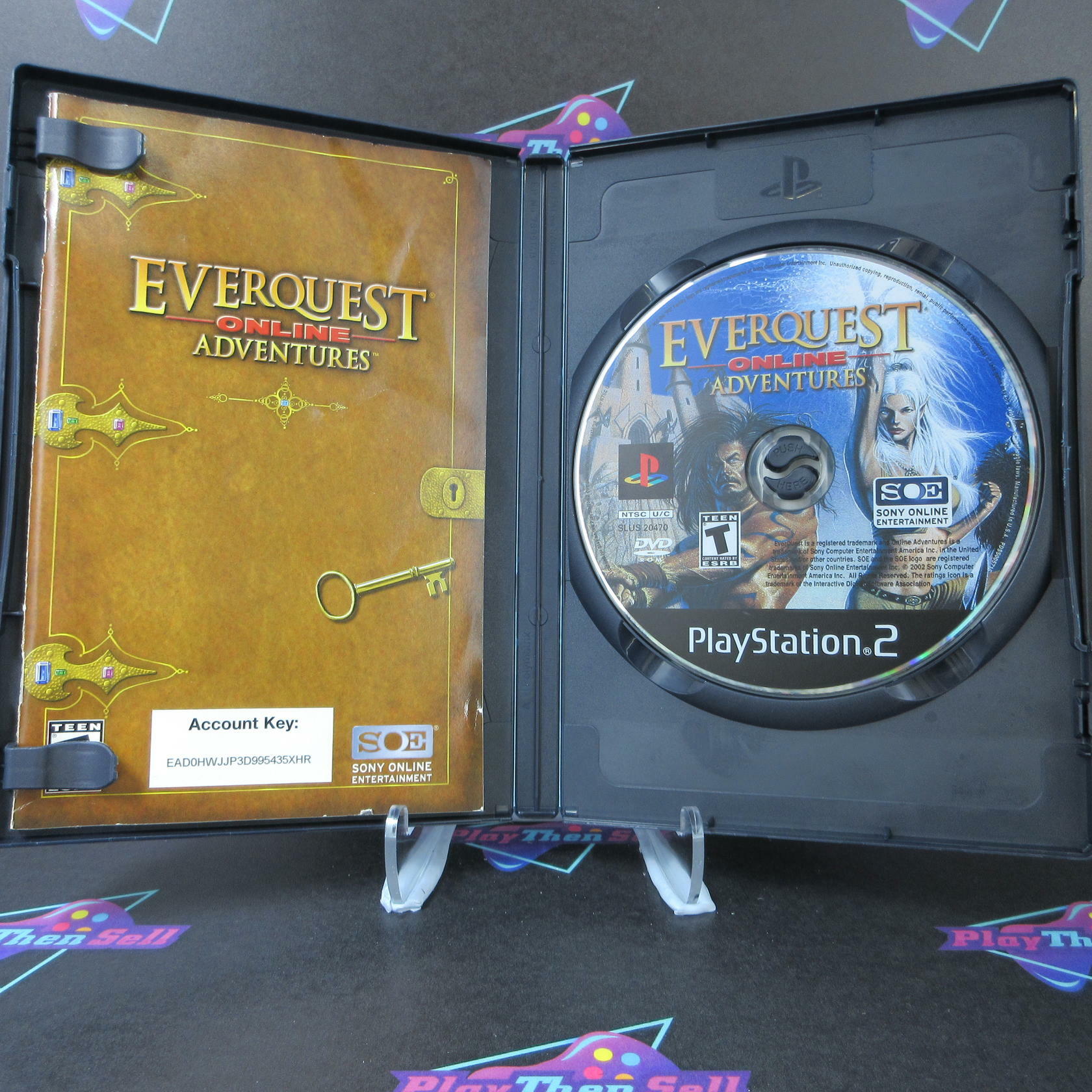 Everquest Online Adventures PS2 PlayStation 2 - Like New