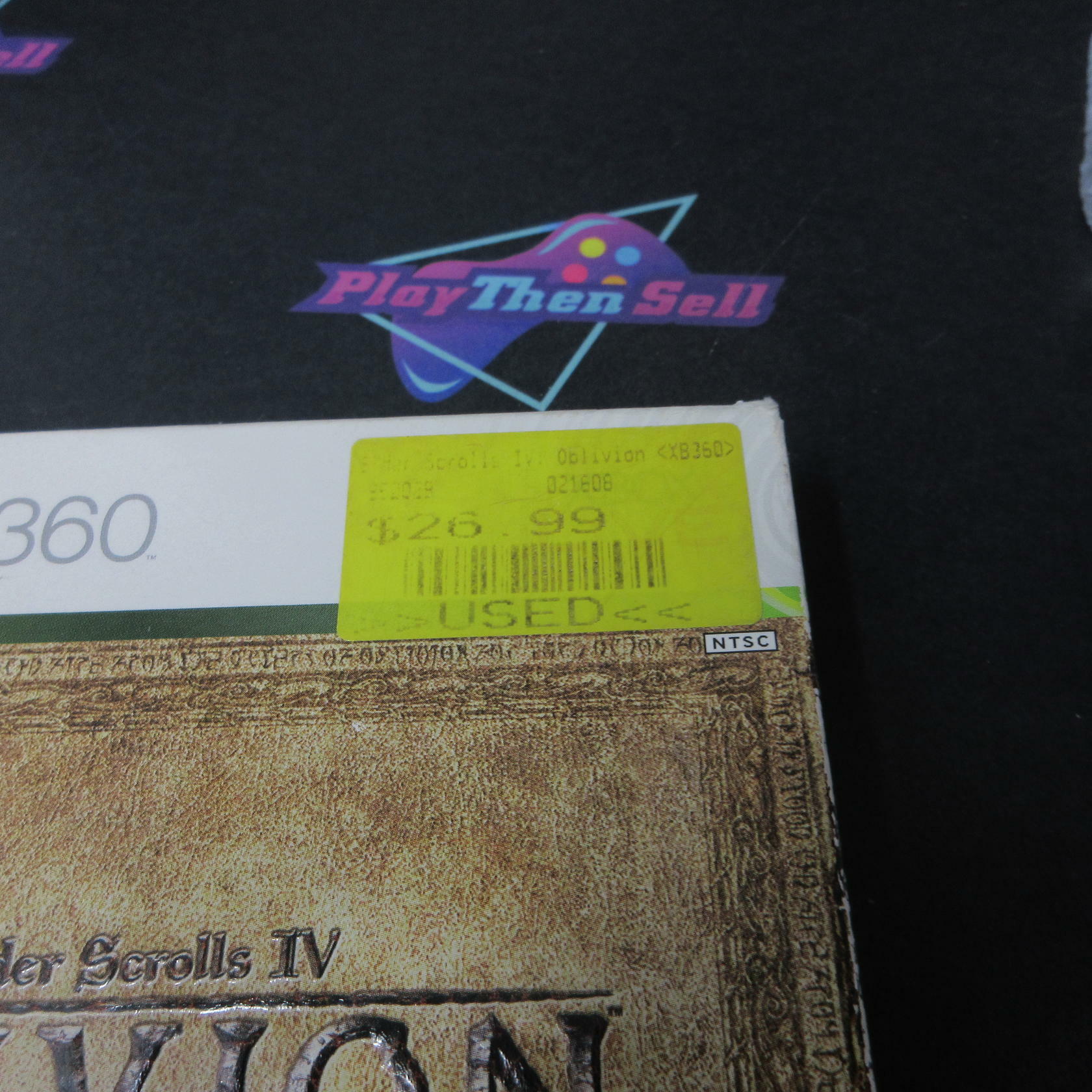The Elder Scrolls IV Oblivion Collector's Edition +Map Xbox 360 AD No Coin/Guide - Very Good