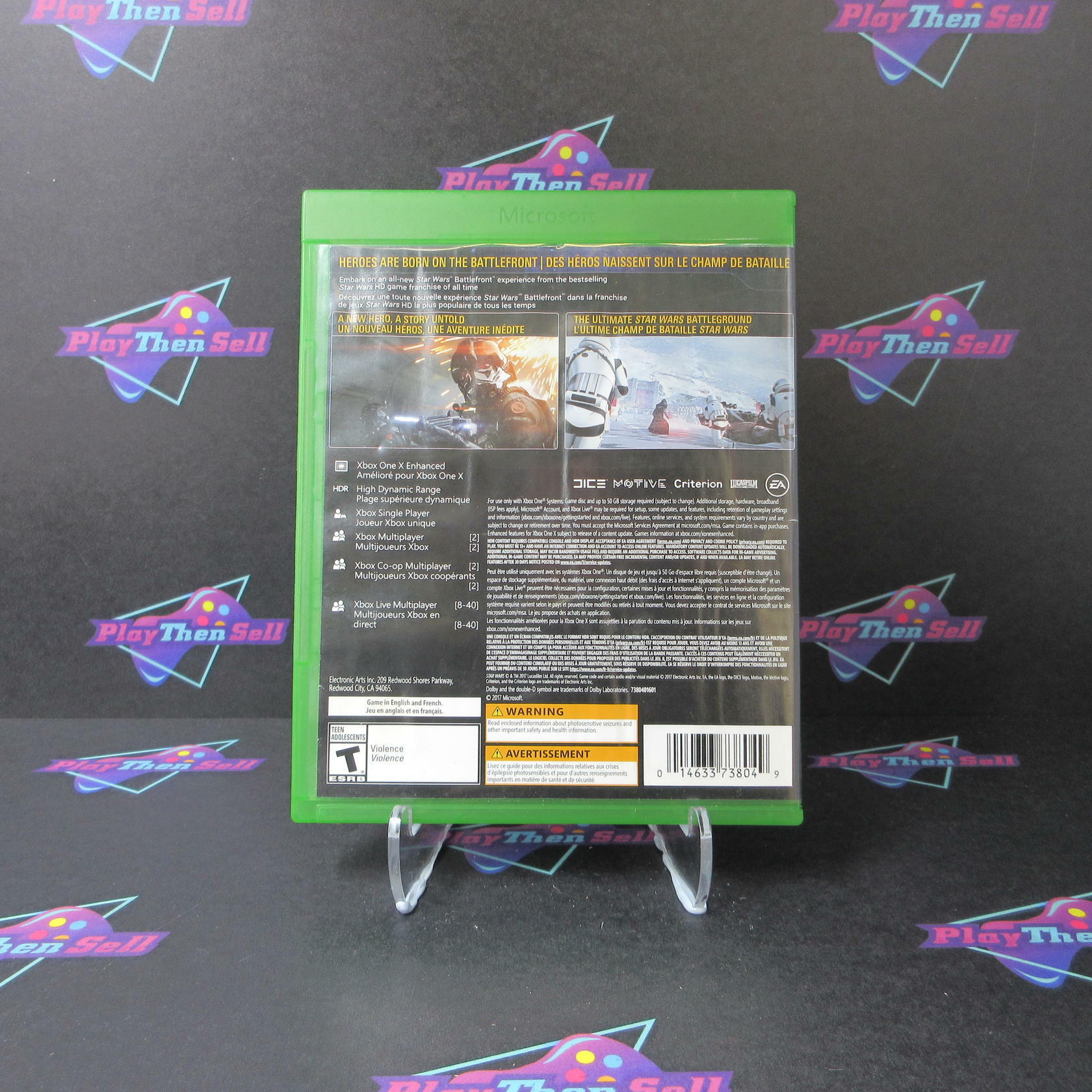 Star Wars Battlefront 2 Xbox One AD Complete CIB - Very Good
