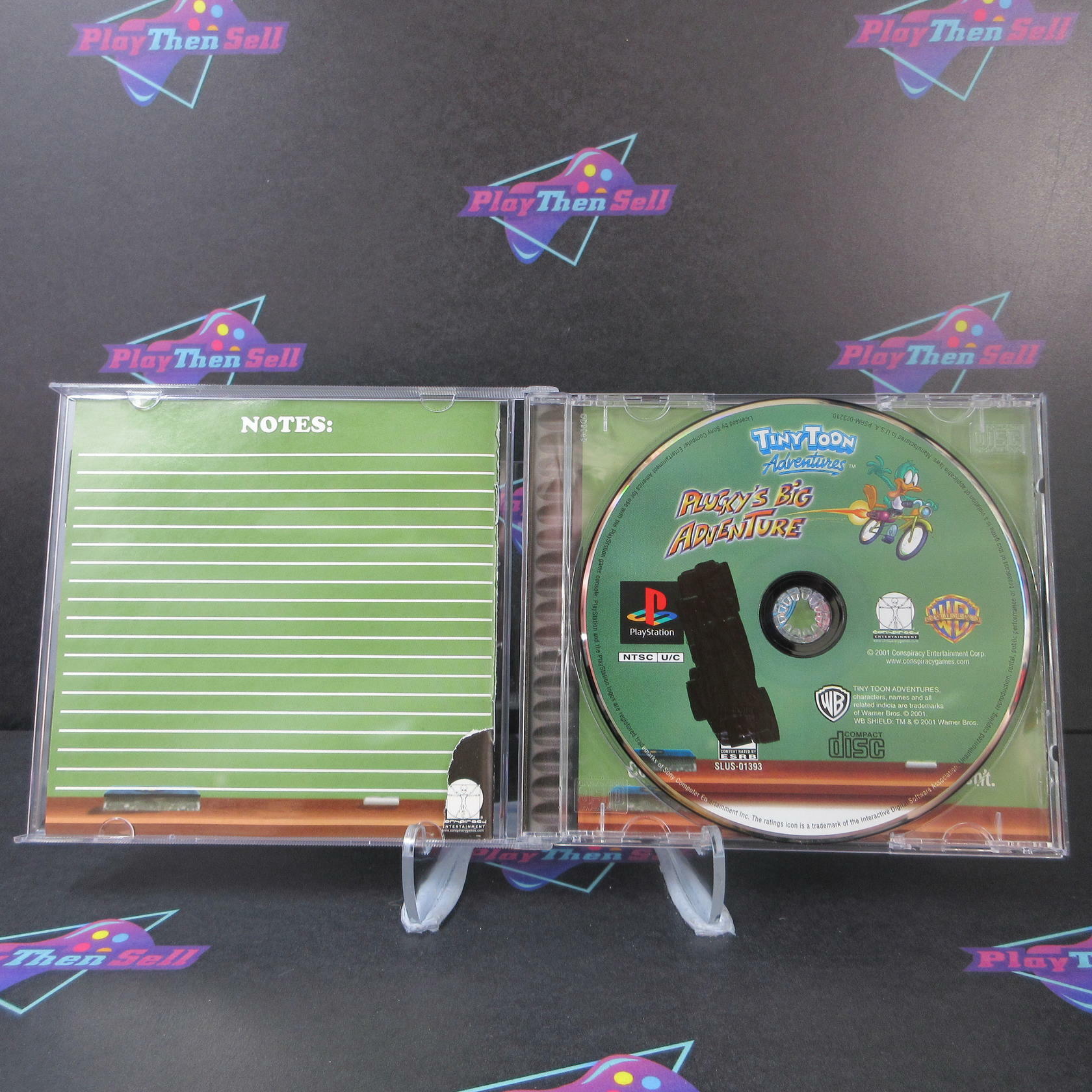 Tiny Toon Adventures Plucky's Big Adventure PS1 PlayStation 1 MD/DD - Very Good