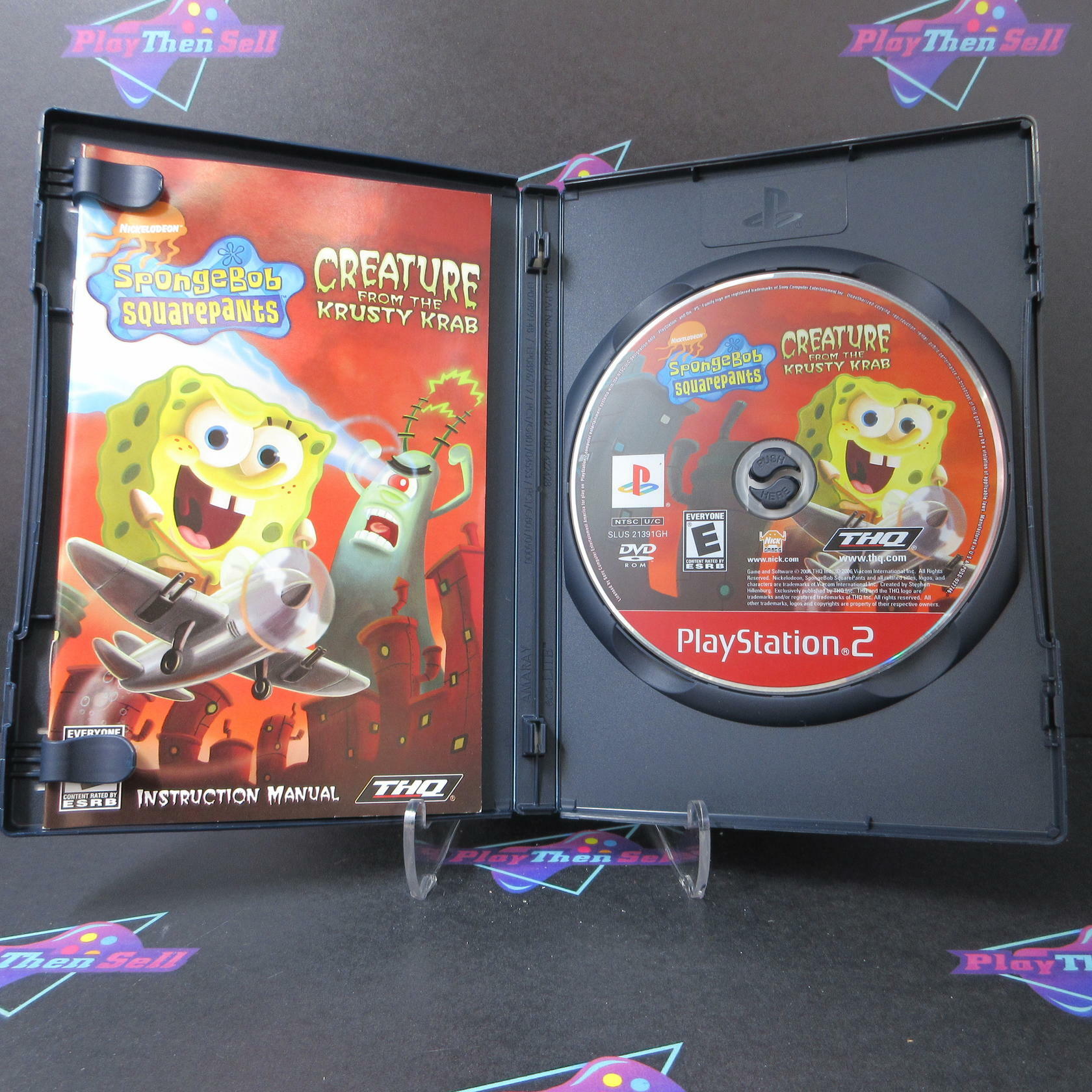 Spongebob Creature from the Krusty Krab PS2 PlayStation 2 GH - Like New