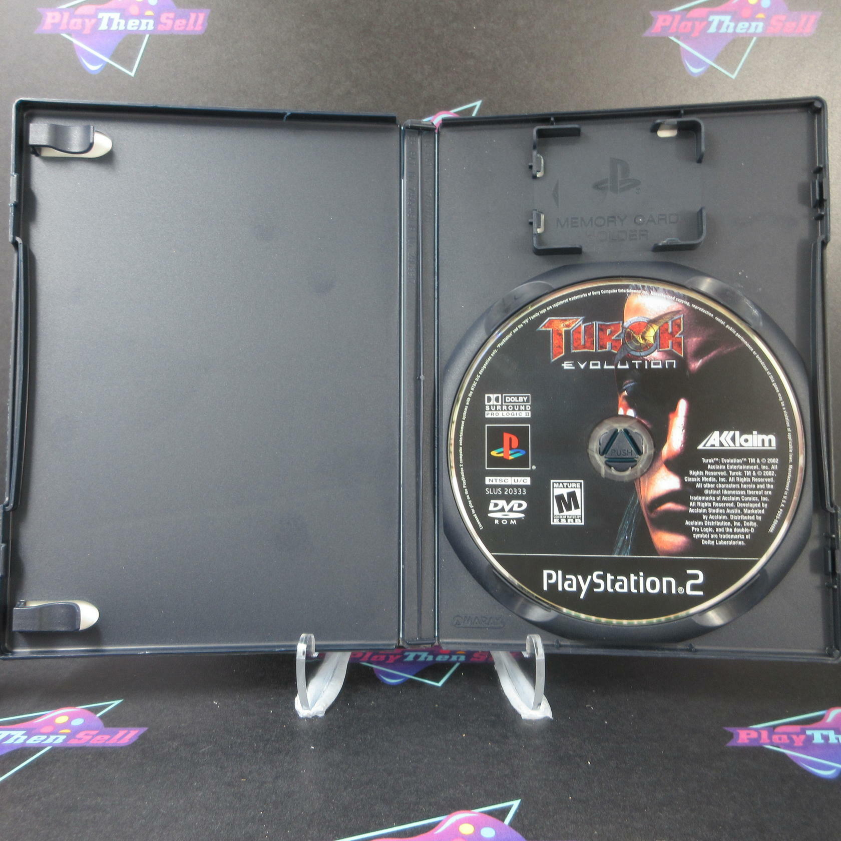 Turok Evolution PS2 PlayStation 2 AD/NM - Very Good