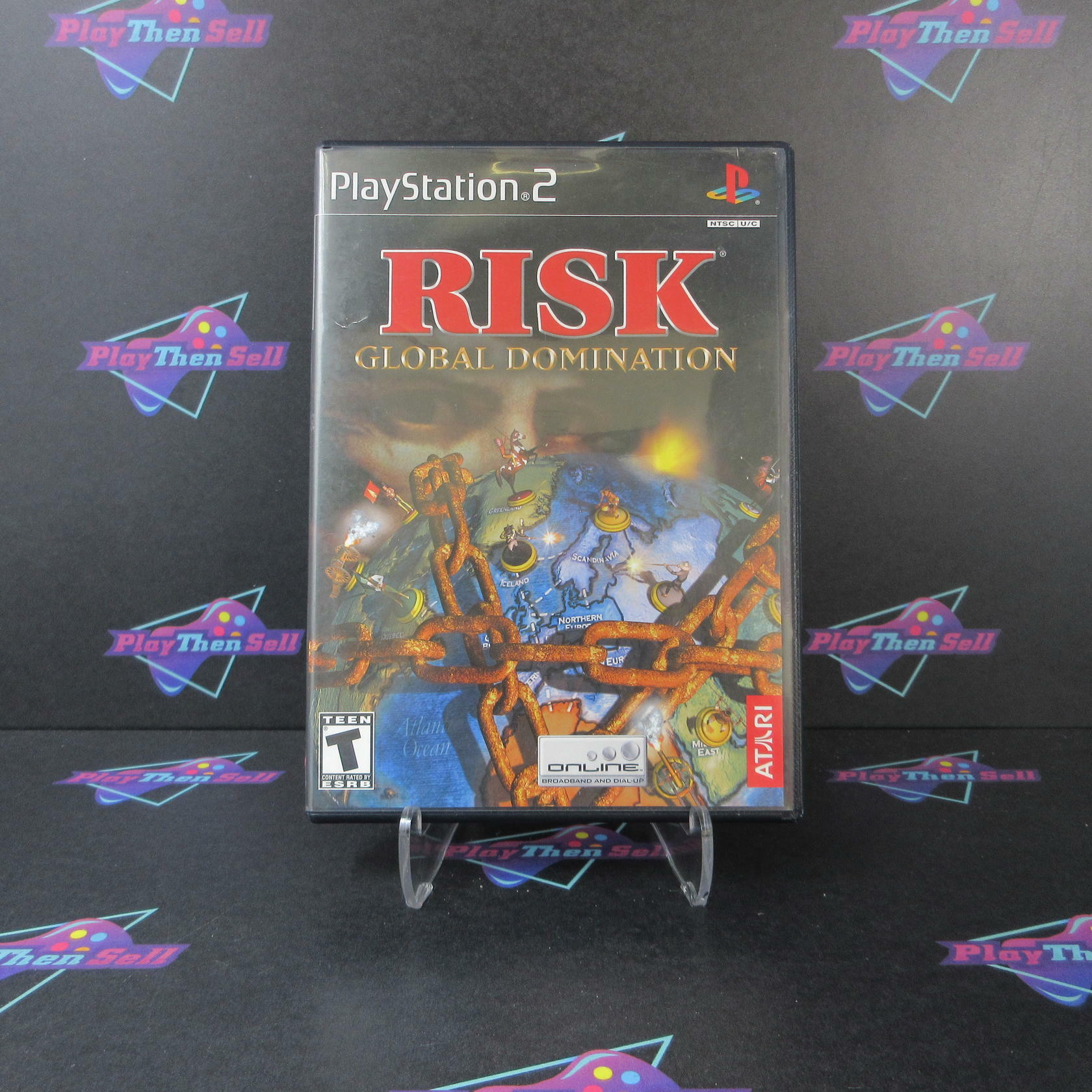 Risk Global Domination PS2 PlayStation 2 AD Complete CIB - Very Good