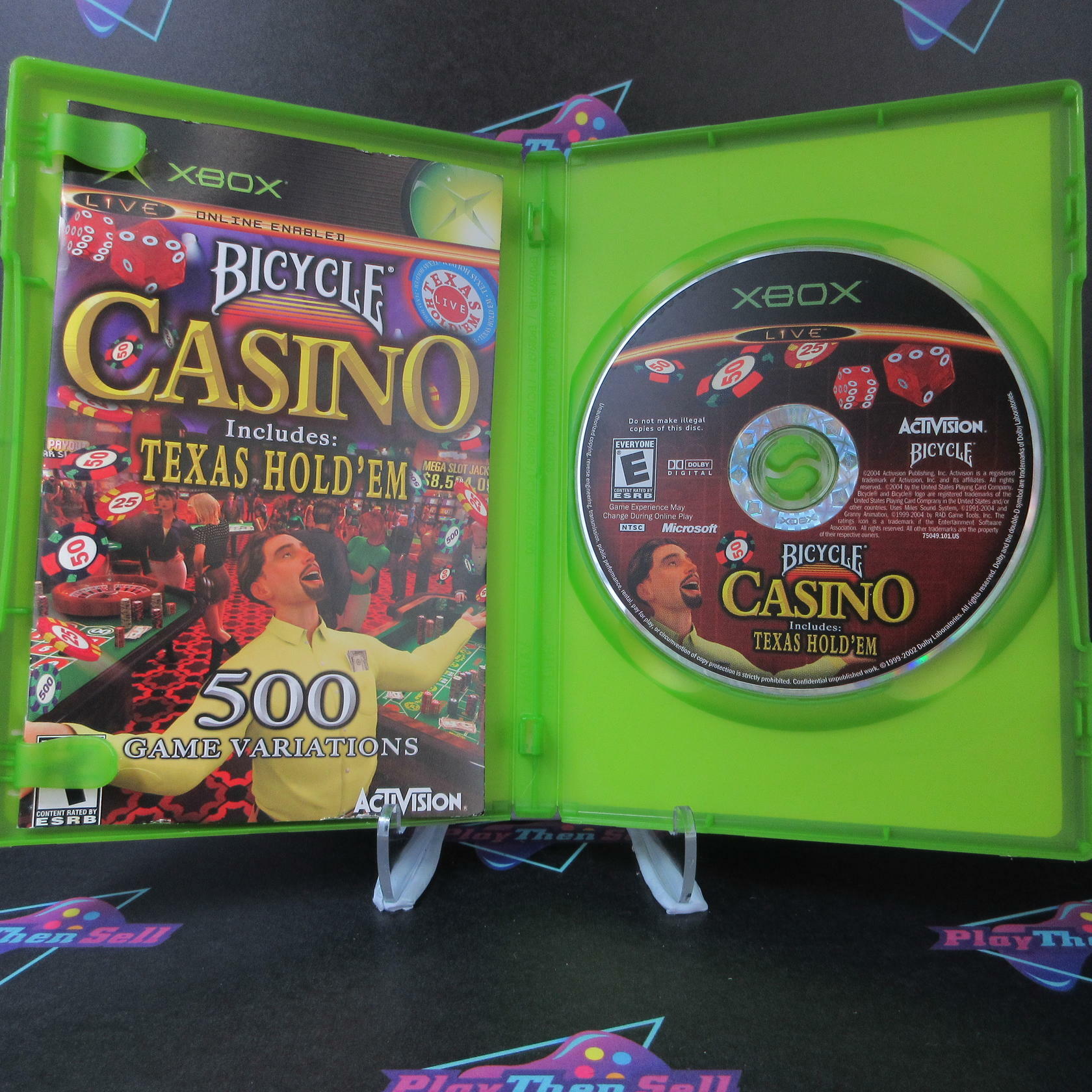 Bicycle Casino 2005 Xbox + Reg Card - Like New