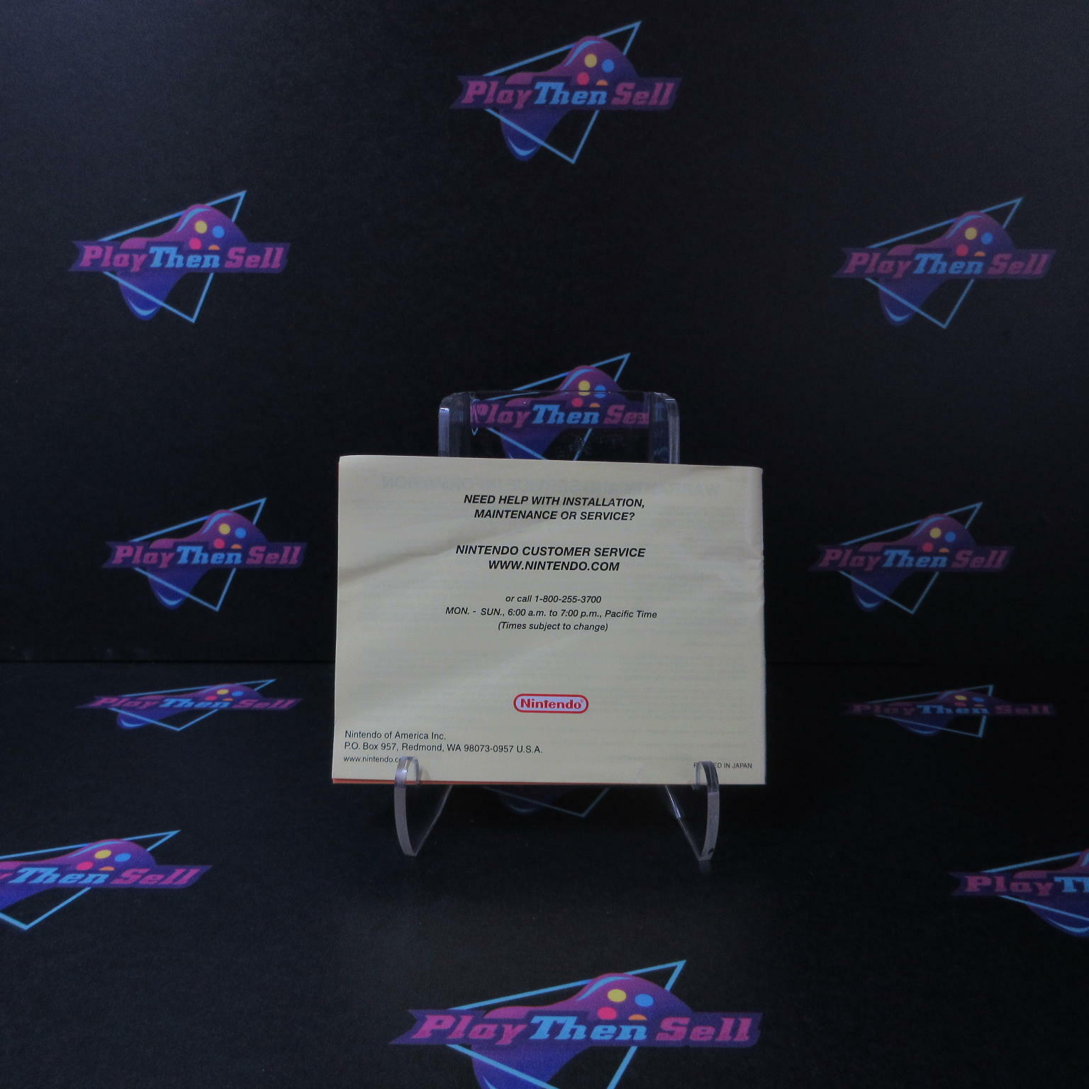 Mario Pinball Land GBA Gameboy Advance Cart +Manual - Very Good