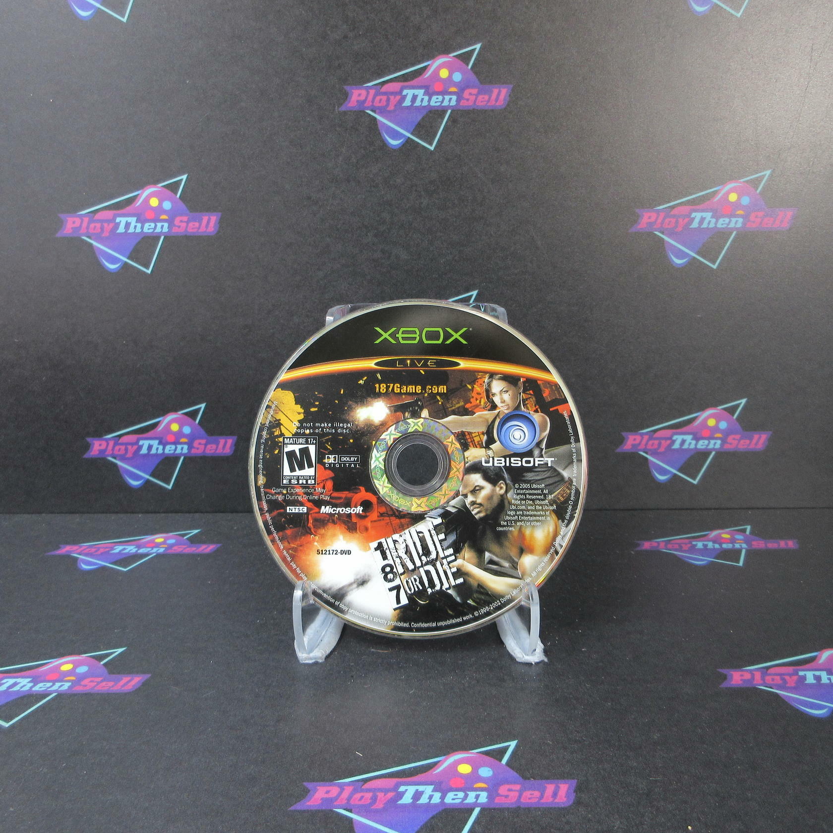 187 Ride or Die - Xbox Disc Only - Very Good