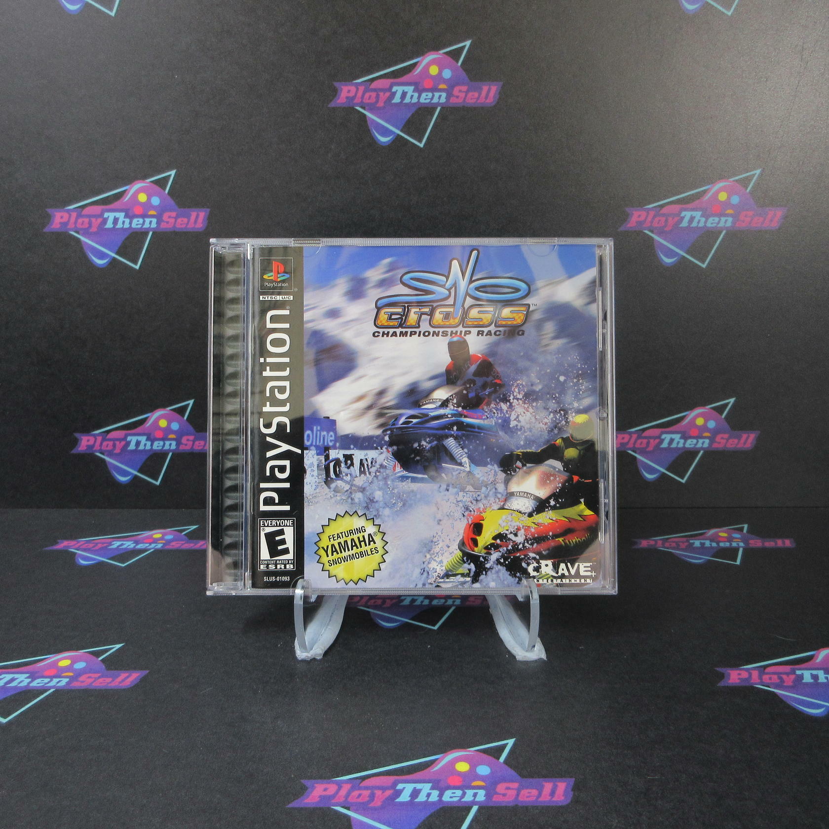 Sno Cross Championship Racing PS1 PlayStation 1 AD Complete CIB - Very Good