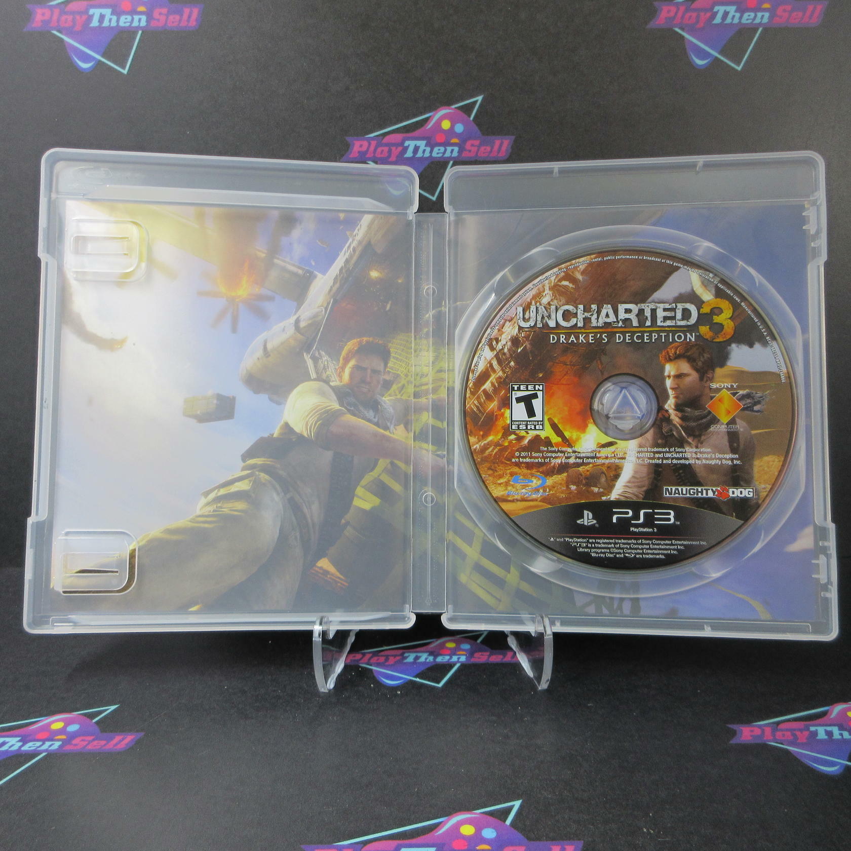 Uncharted 3 Drake's Deception PS3 PlayStation 3 AD/NM - Very Good