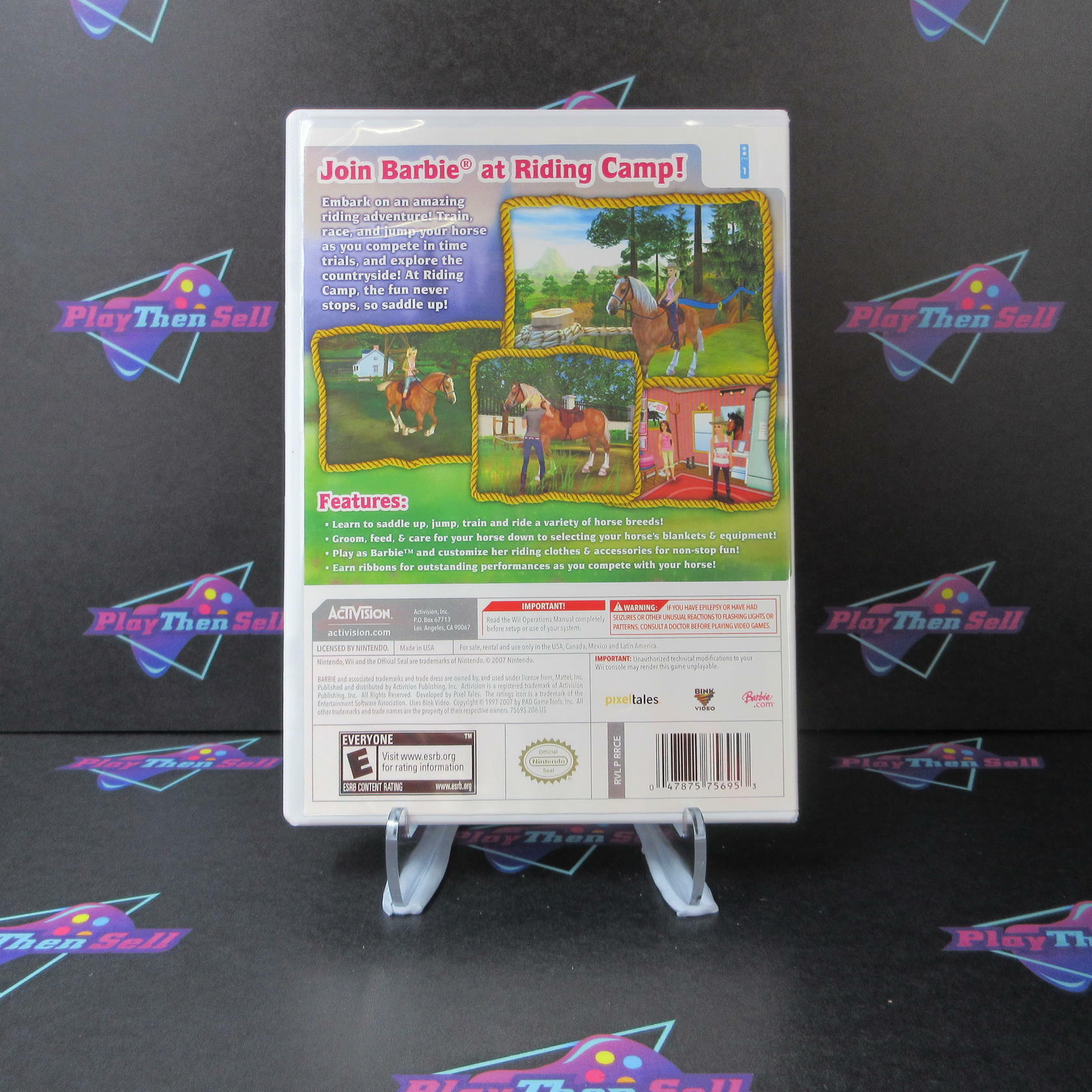 Barbie Horse Adventures Riding Camp Nintendo Wii - Like New