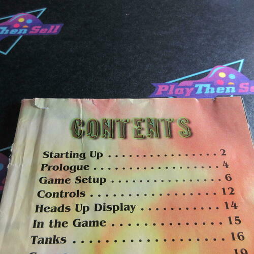 BattleTanx Global Assault + Reg Card PS1 PlayStation 1 MD Complete - Very Good