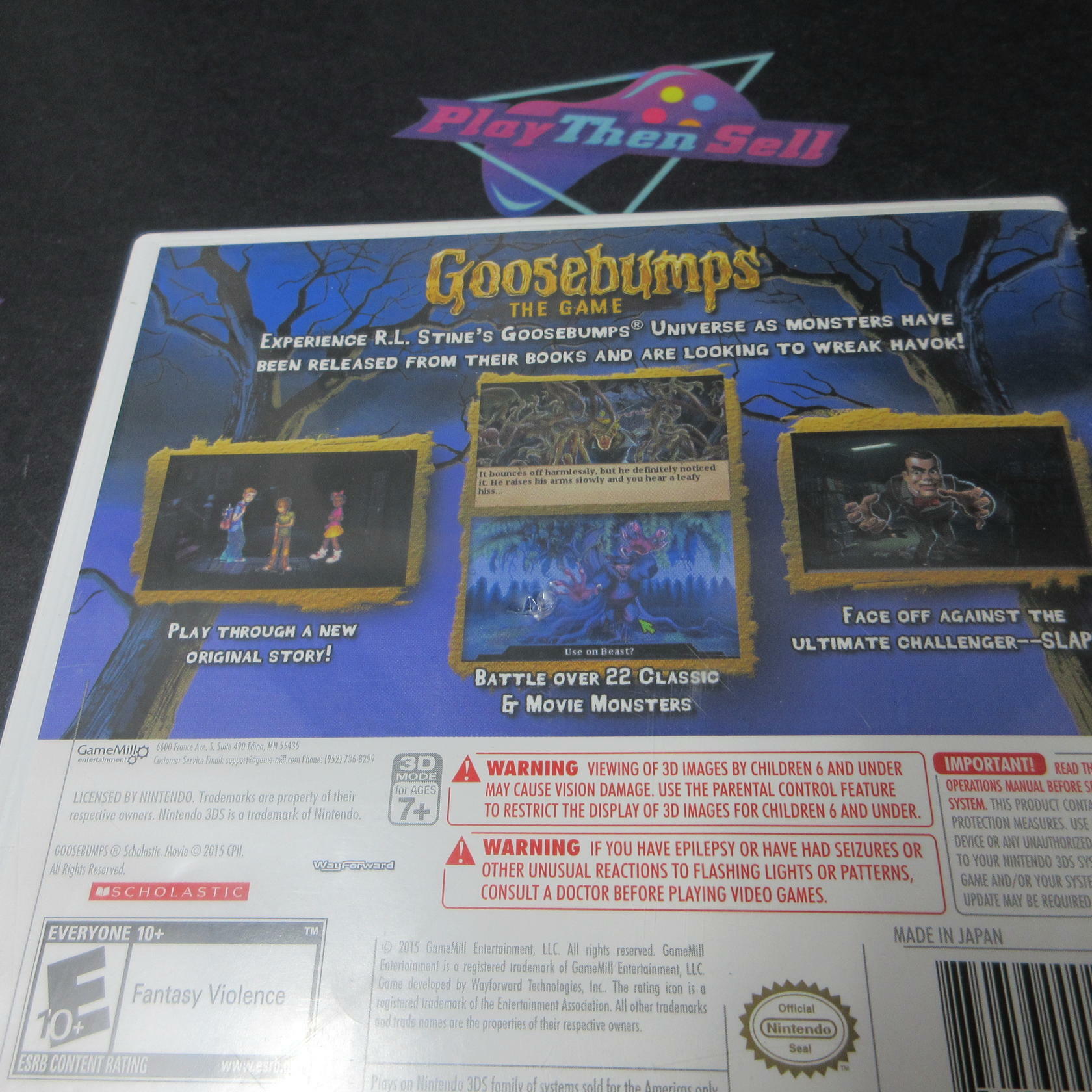 Goosebumps the Game - Nintendo 3DS - Like New