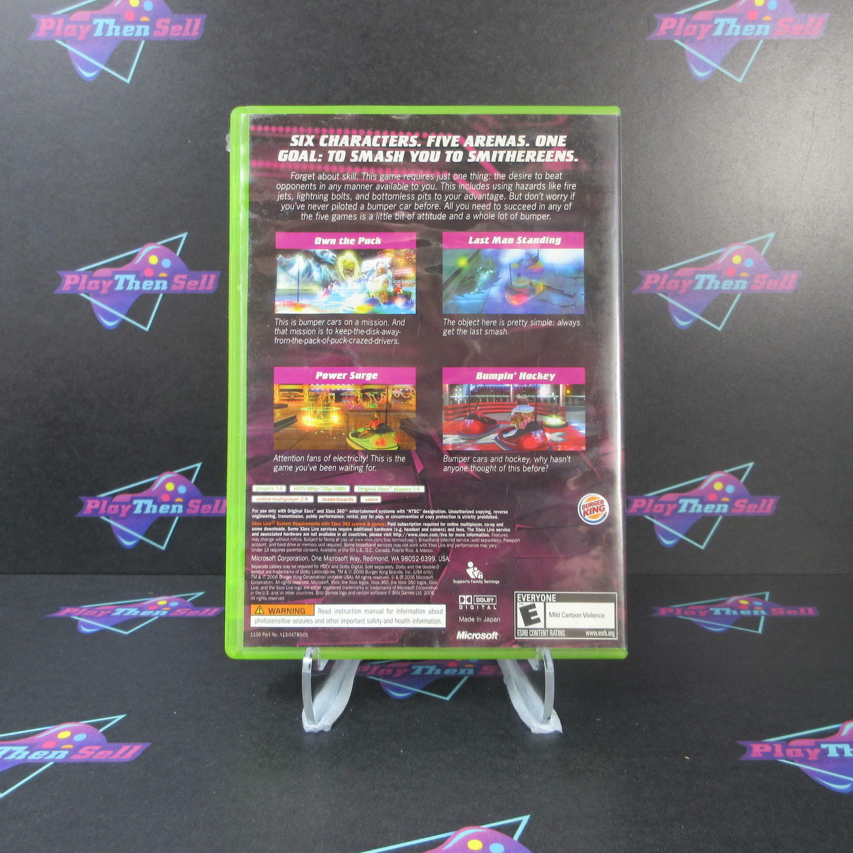 Burger King Big Bumpin' - Xbox AD Complete CIB - Very Good