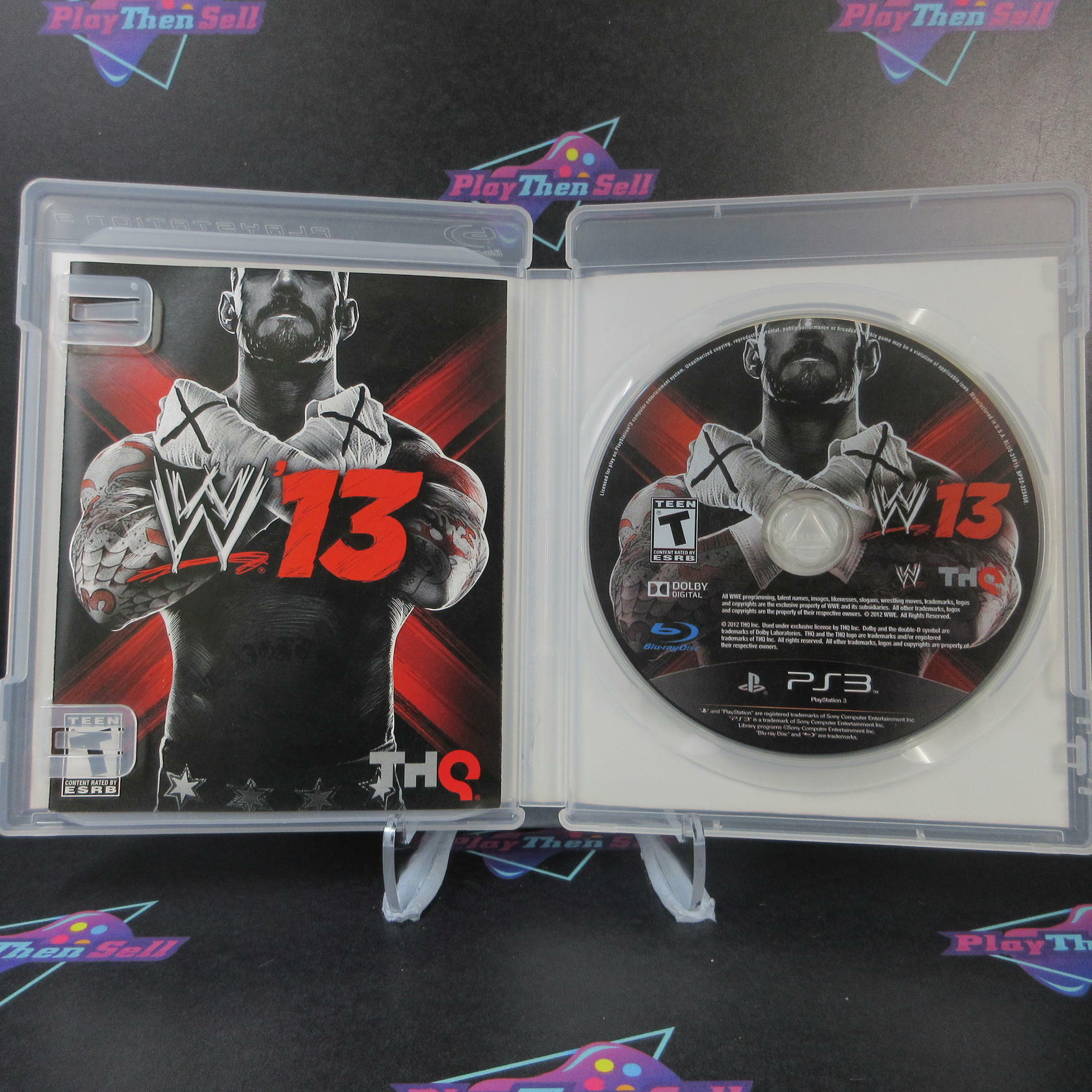 WWE '13 PS3 PlayStation 3 AD Complete CIB - Very Good