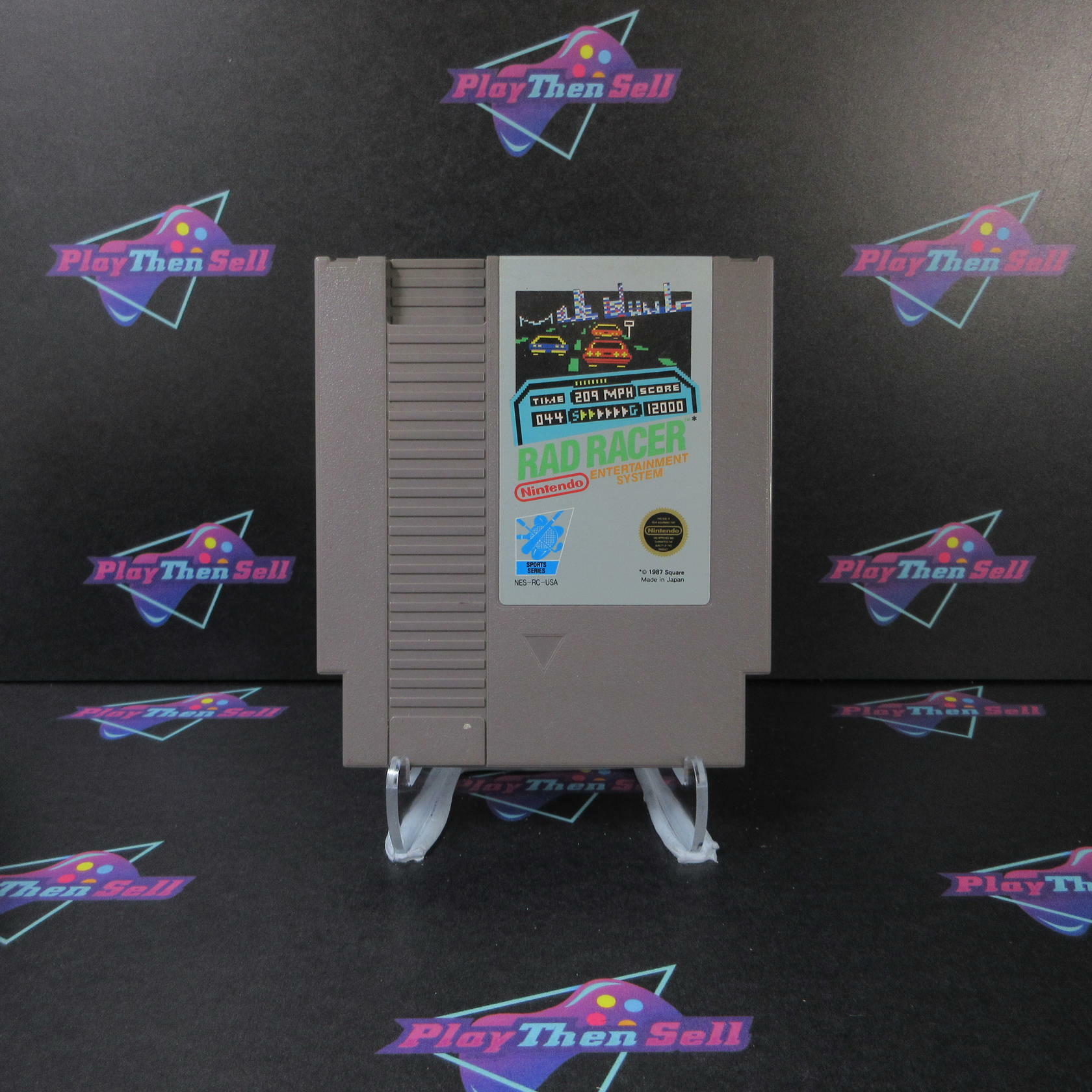 Rad Racer Nintendo NES Cartridge Authentic / Tested - Very Good