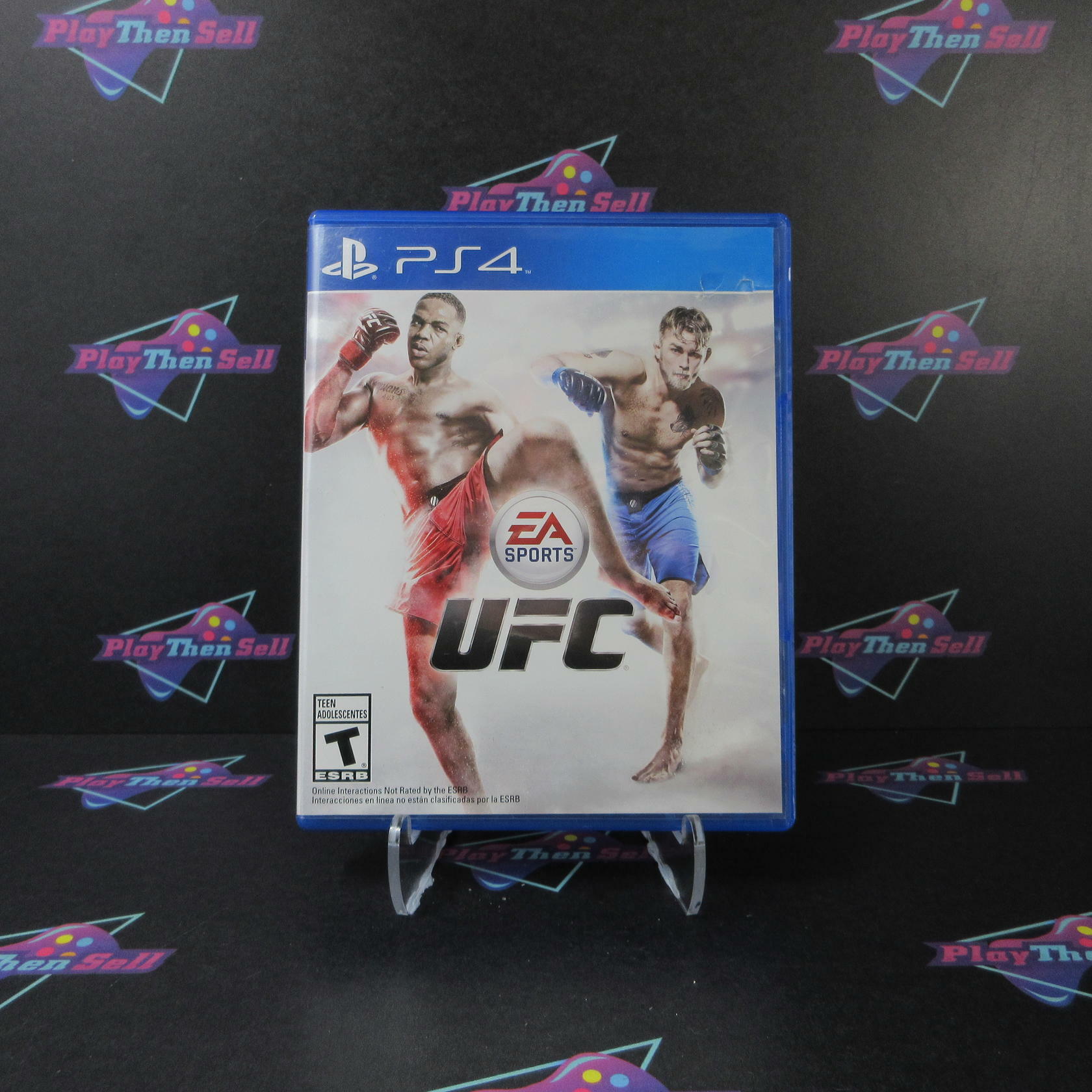 UFC PS4 PlayStation 4 AD Complete CIB - Very Good