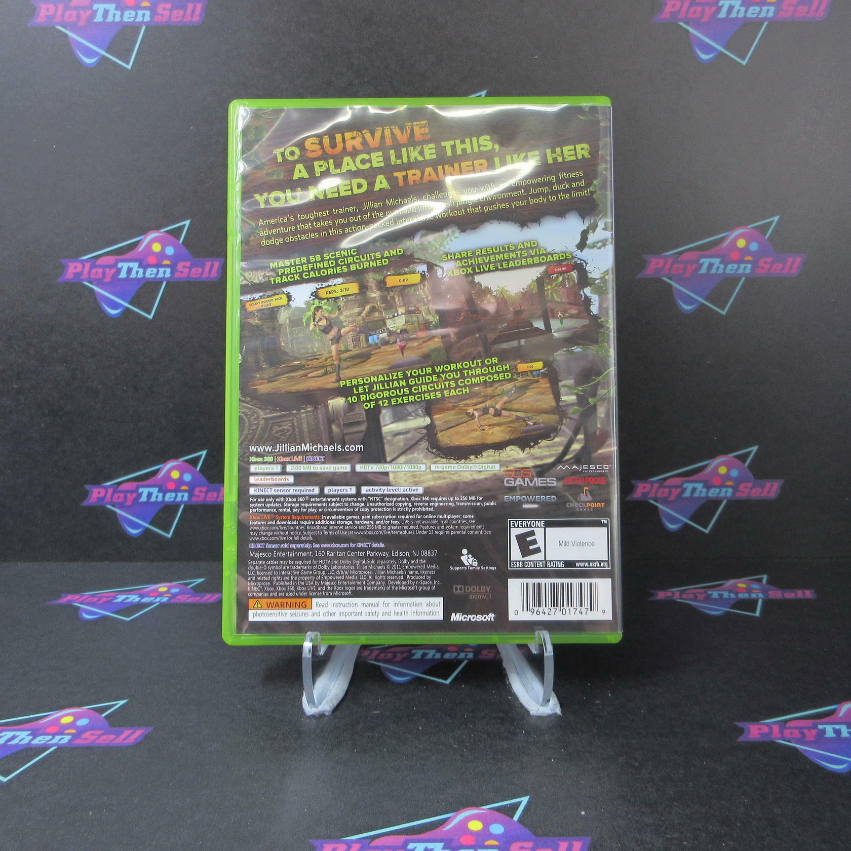 Jillian Michaels Fitness Adventure - Xbox 360 - Like New