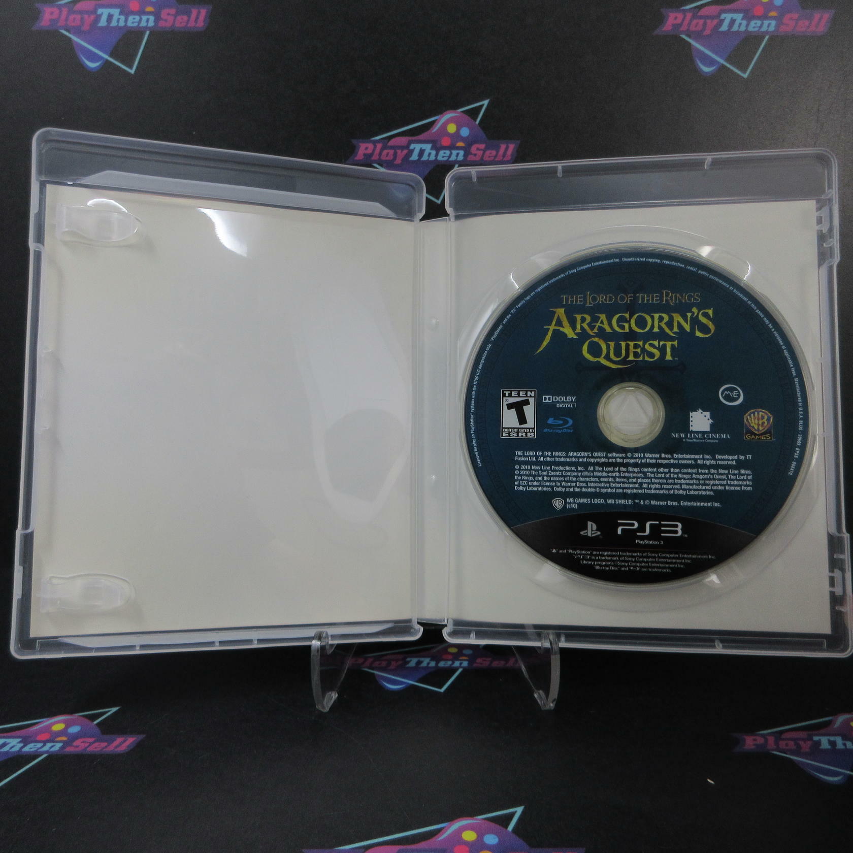 Lord of the Rings Aragorn's Quest PS3 PlayStation 3 - Very Good