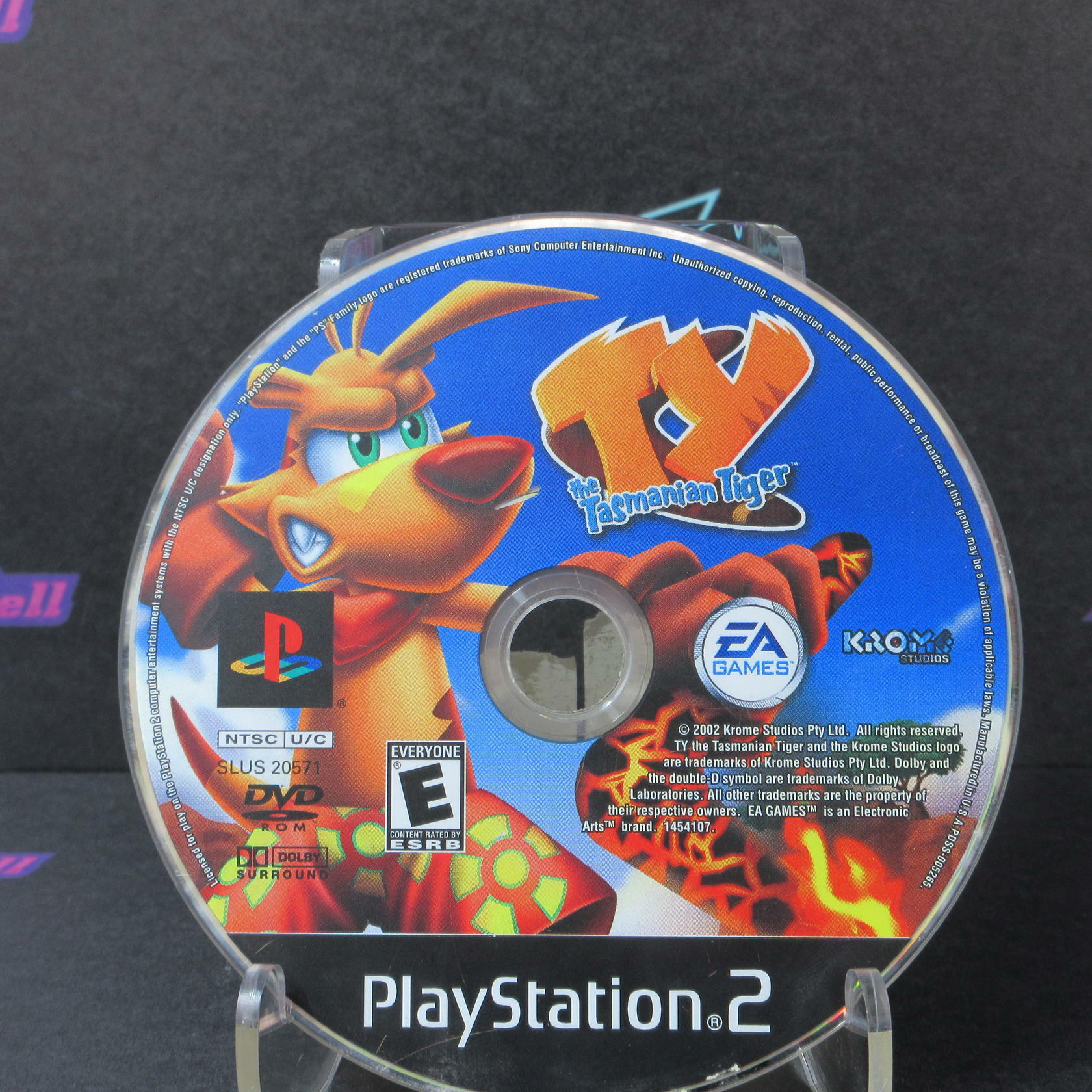 Ty the Tasmanian Tiger PS2 PlayStation 2 Disc Only - Very Good
