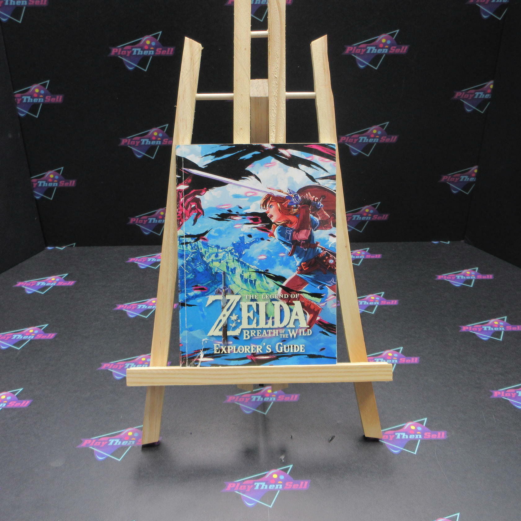 Legend of Zelda Breath of the Wild Explorer's Guide Book - See Pics - Good