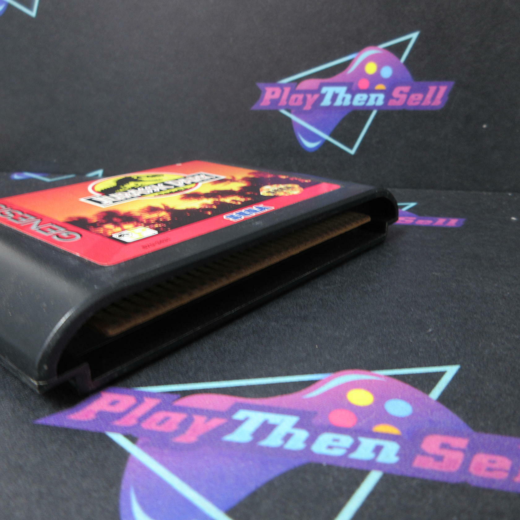 Jurassic Park Sega Genesis Boxed AD/NM Authentic / Tested - Very Good