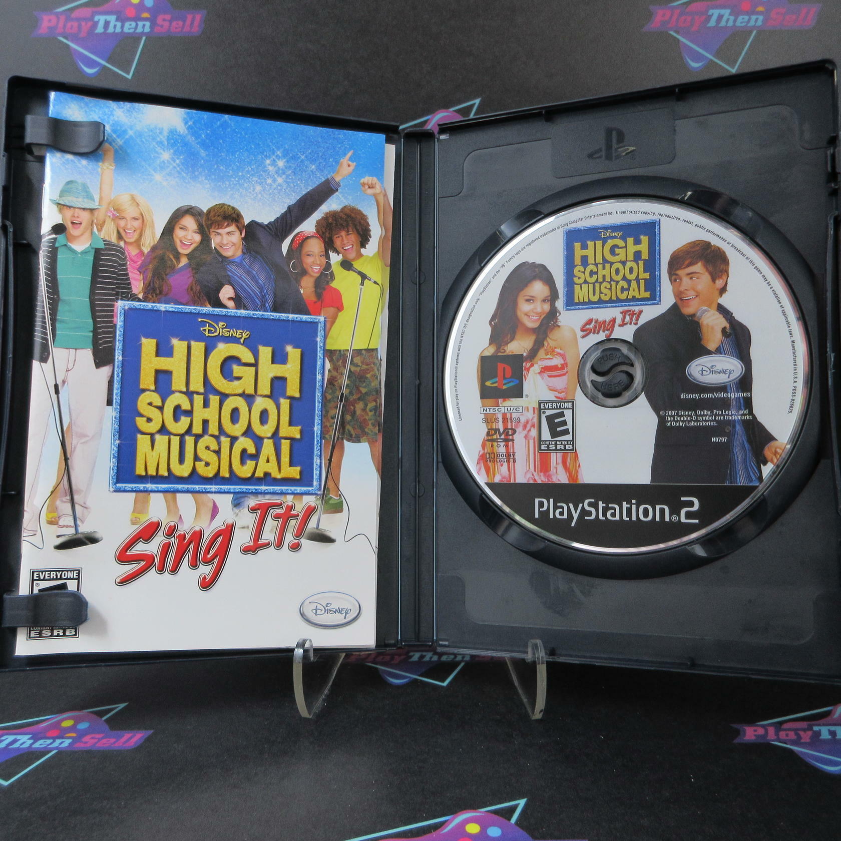 High School Musical Sing it PS2 PlayStation 2 + Reg Card - Like New