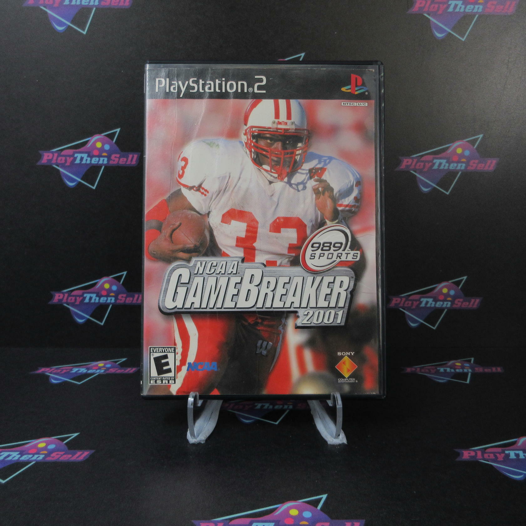 NCAA Game Breaker 2001 + Reg Card PS2 PlayStation 2 AD Complete CIB - Very Good