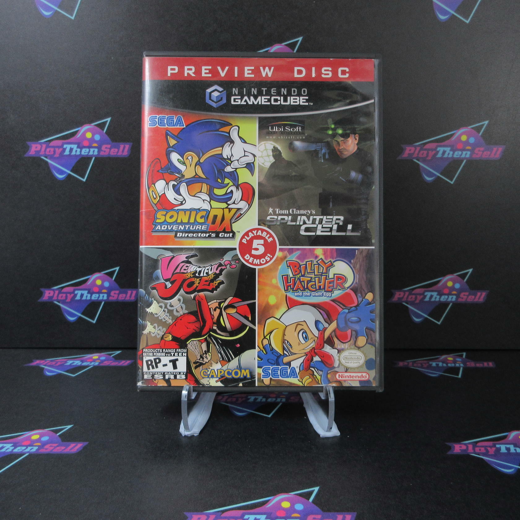 GameCube Preview Disc Nintendo Gamecube AD Complete CIB - Very Good
