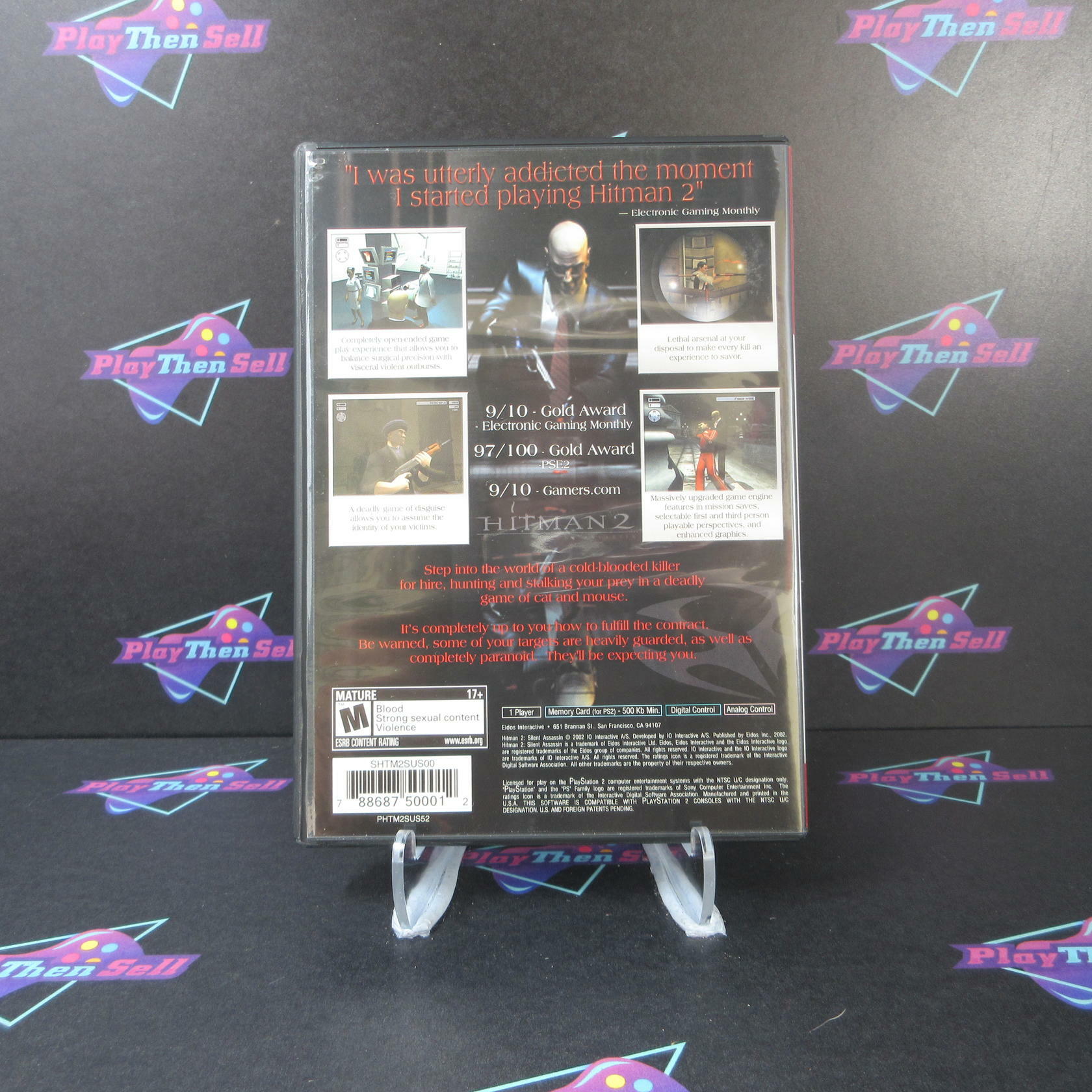 Hitman 2 Silent Assassin GH PS2 PlayStation 2 DD Complete CIB - Very Good